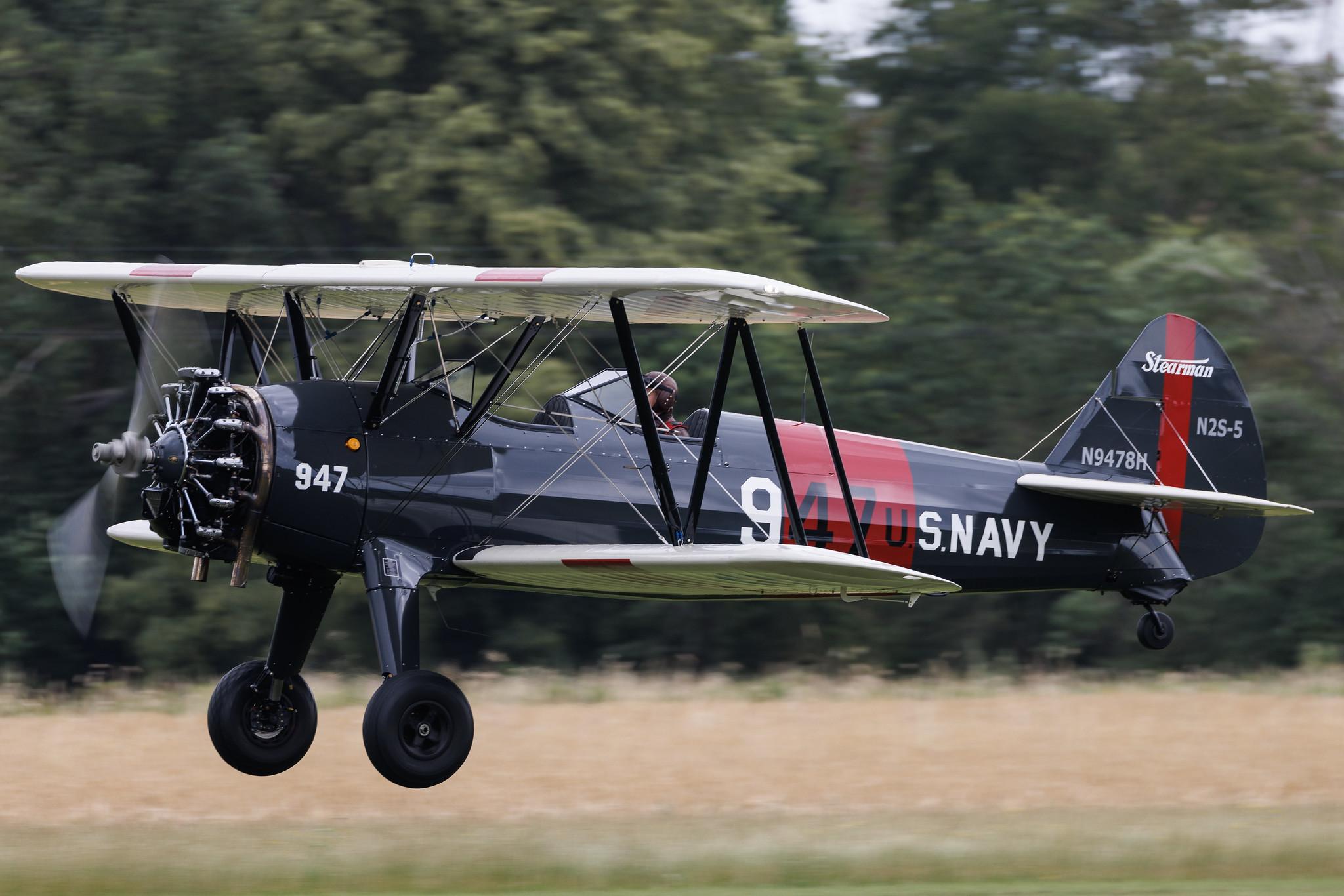 Flugplatz Bienenfarm: Private owner | Boeing-Stearman Model 75 ST75 | N9478H | MSN 75-6833