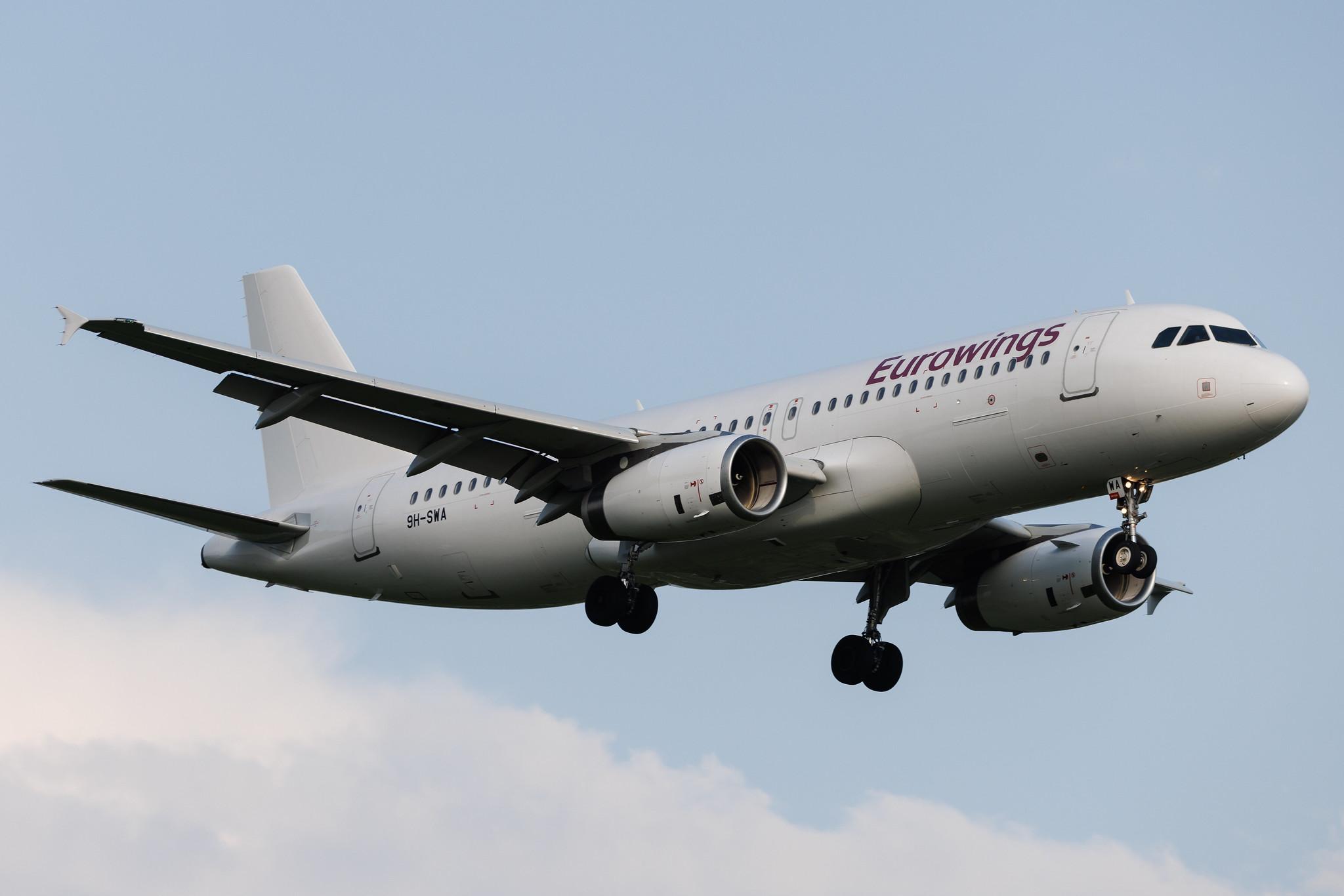 Hamburg Airport: Eurowings (EW / EWG) | Operator: Avion Express Malta | Airbus A320-232 A320 | 9H-SWA | MSN 03384