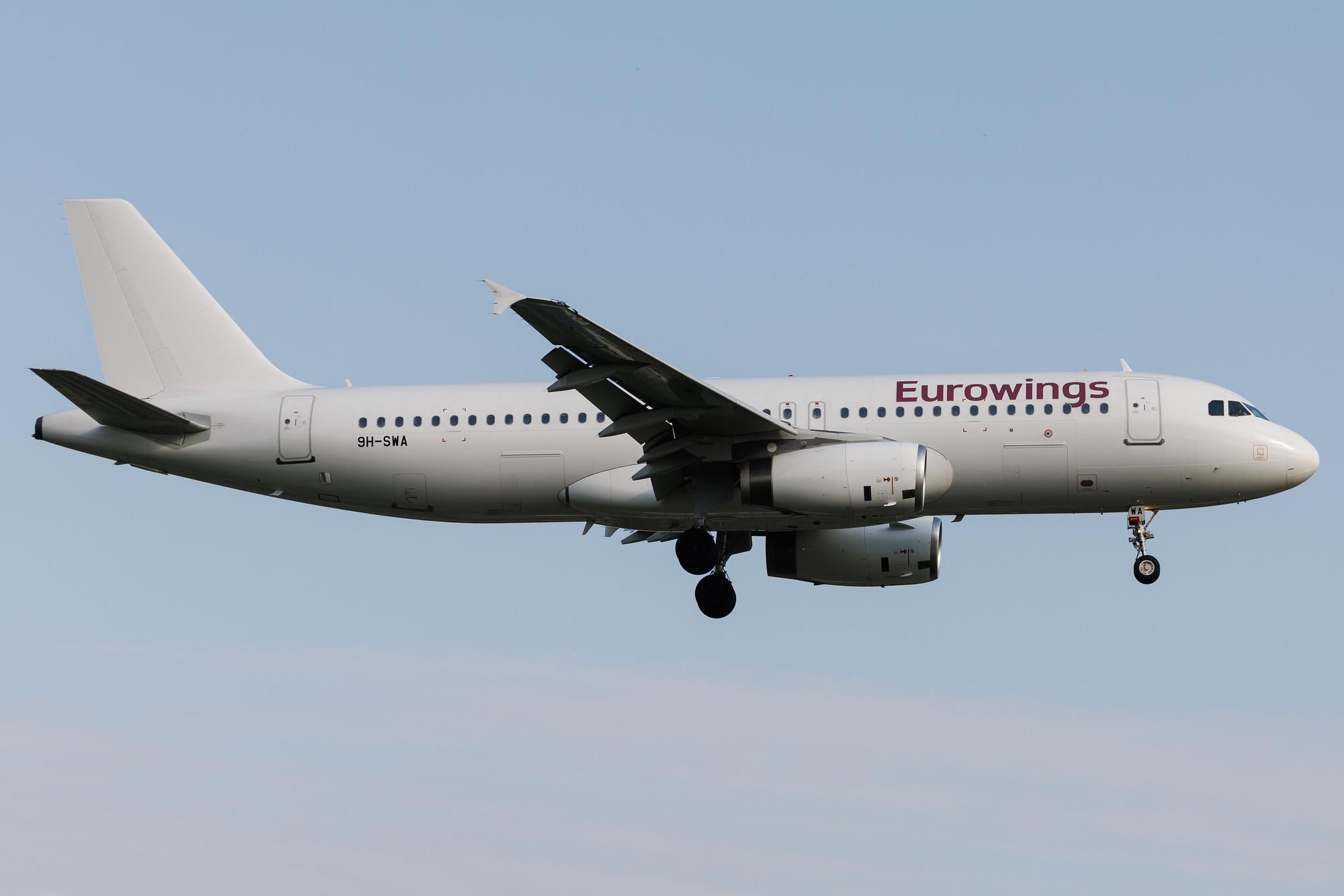 Hamburg Airport: Eurowings (EW / EWG) | Operator: Avion Express Malta | Airbus A320-232 A320 | 9H-SWA | MSN 03384