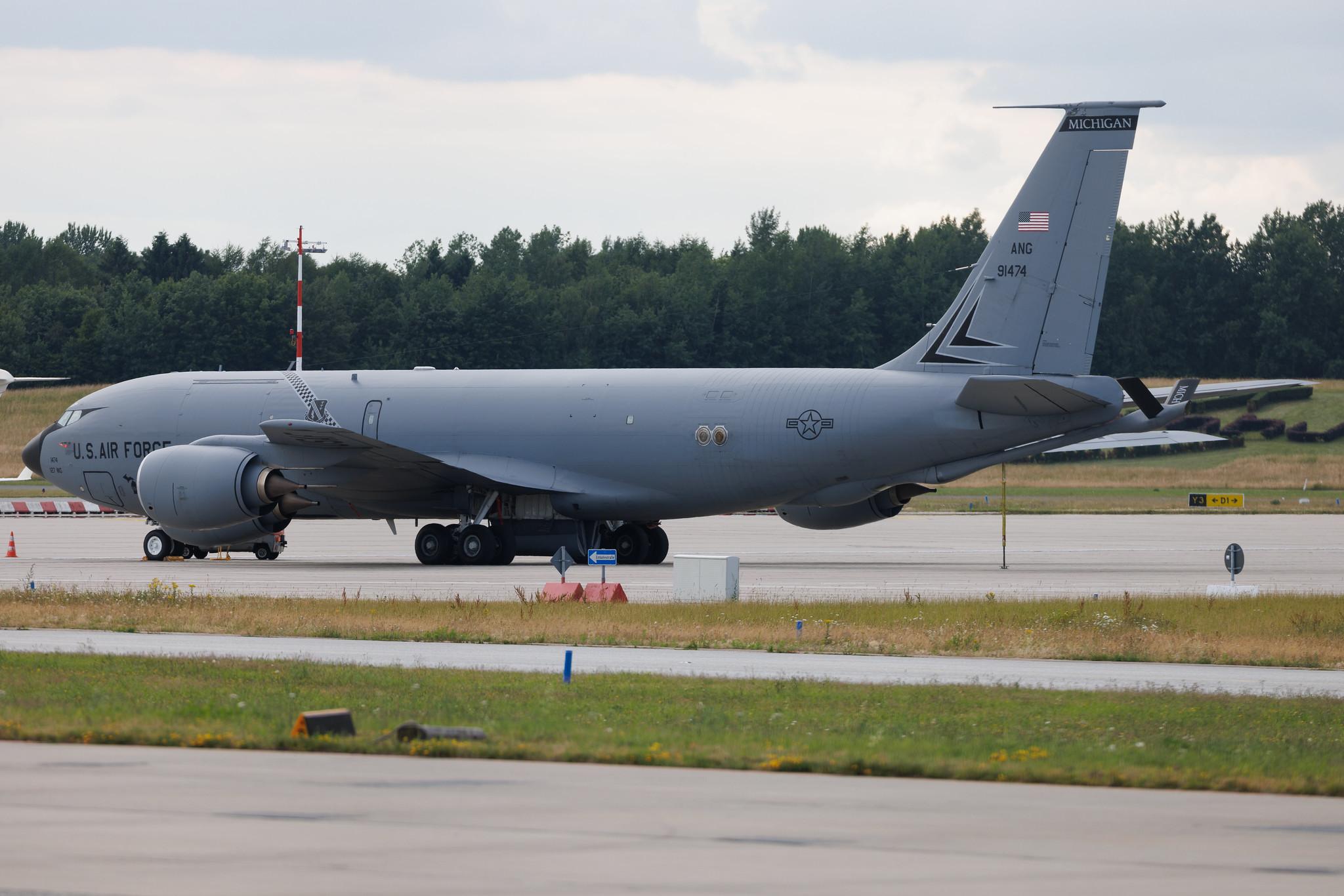 Hamburg Airport: United States - US Air Force (USAF) (/ RCH) | Operator: United States - Air Force | Boeing KC-135T Stratotanker K35R | 59-1474 | MSN 17962