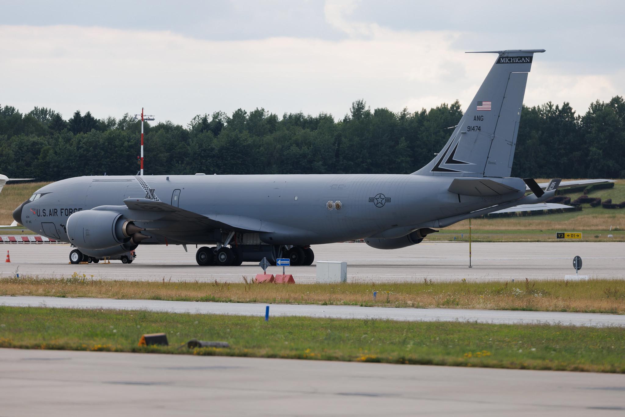 Hamburg Airport: United States - US Air Force (USAF) (/ RCH) | Operator: United States - Air Force | Boeing KC-135T Stratotanker K35R | 59-1474 | MSN 17962