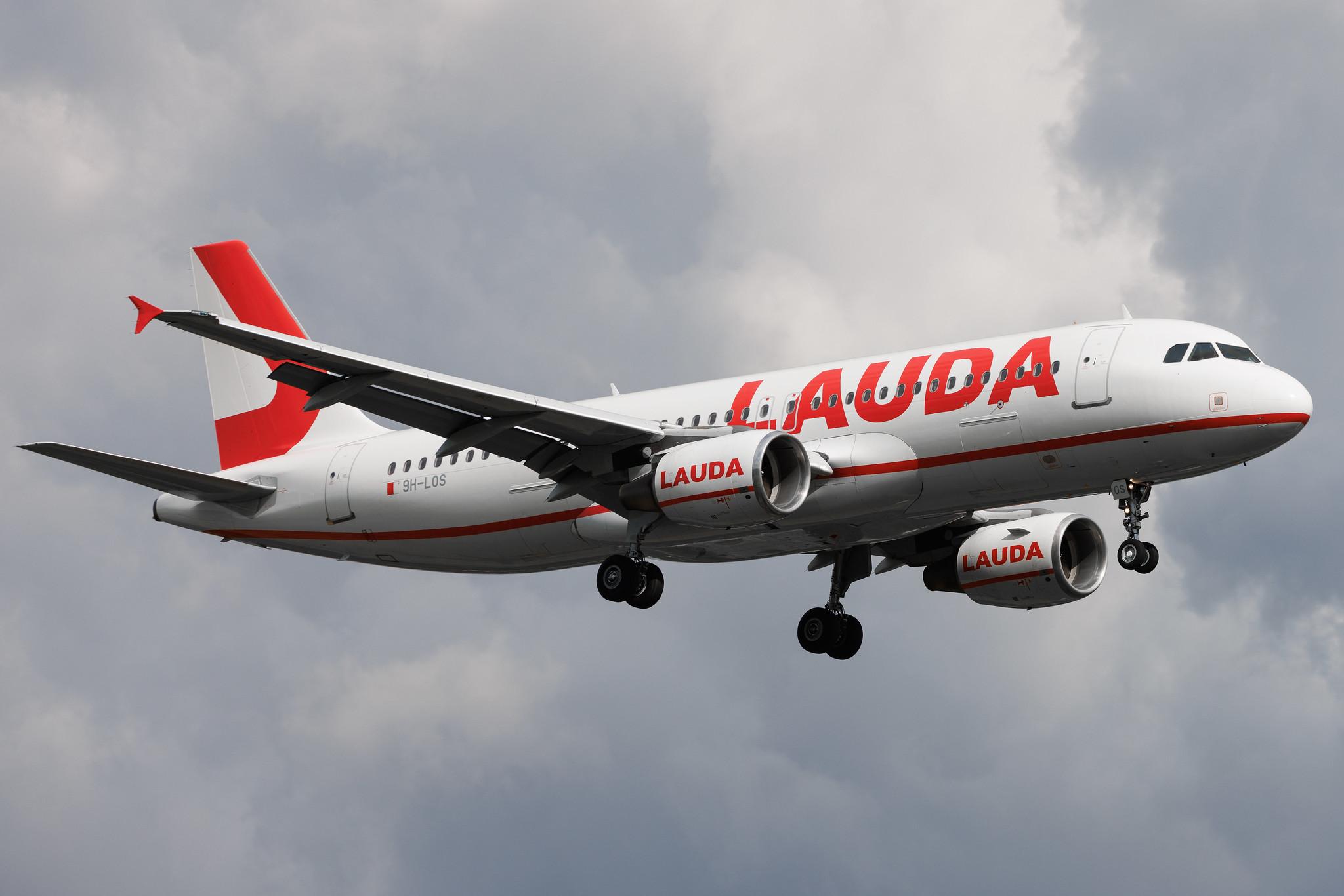 Hamburg Airport: Lauda Europe (LW / LDA) | Airbus A320-214 A320 | 9H-LOS | MSN 03153