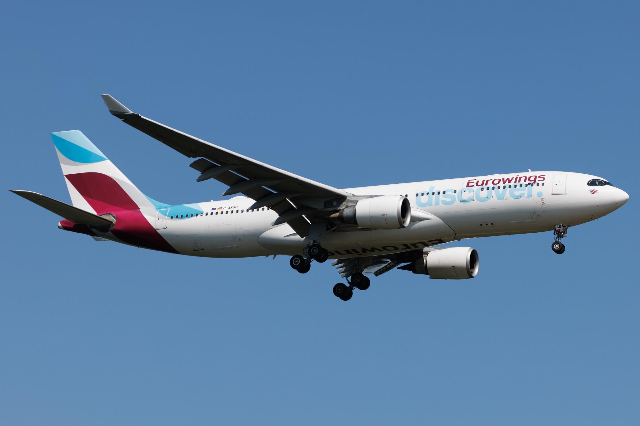 Frankfurt Airport: Eurowings Discover (4Y / OCN) | Airbus A330-203 A332 | D-AXGB | MSN 0684