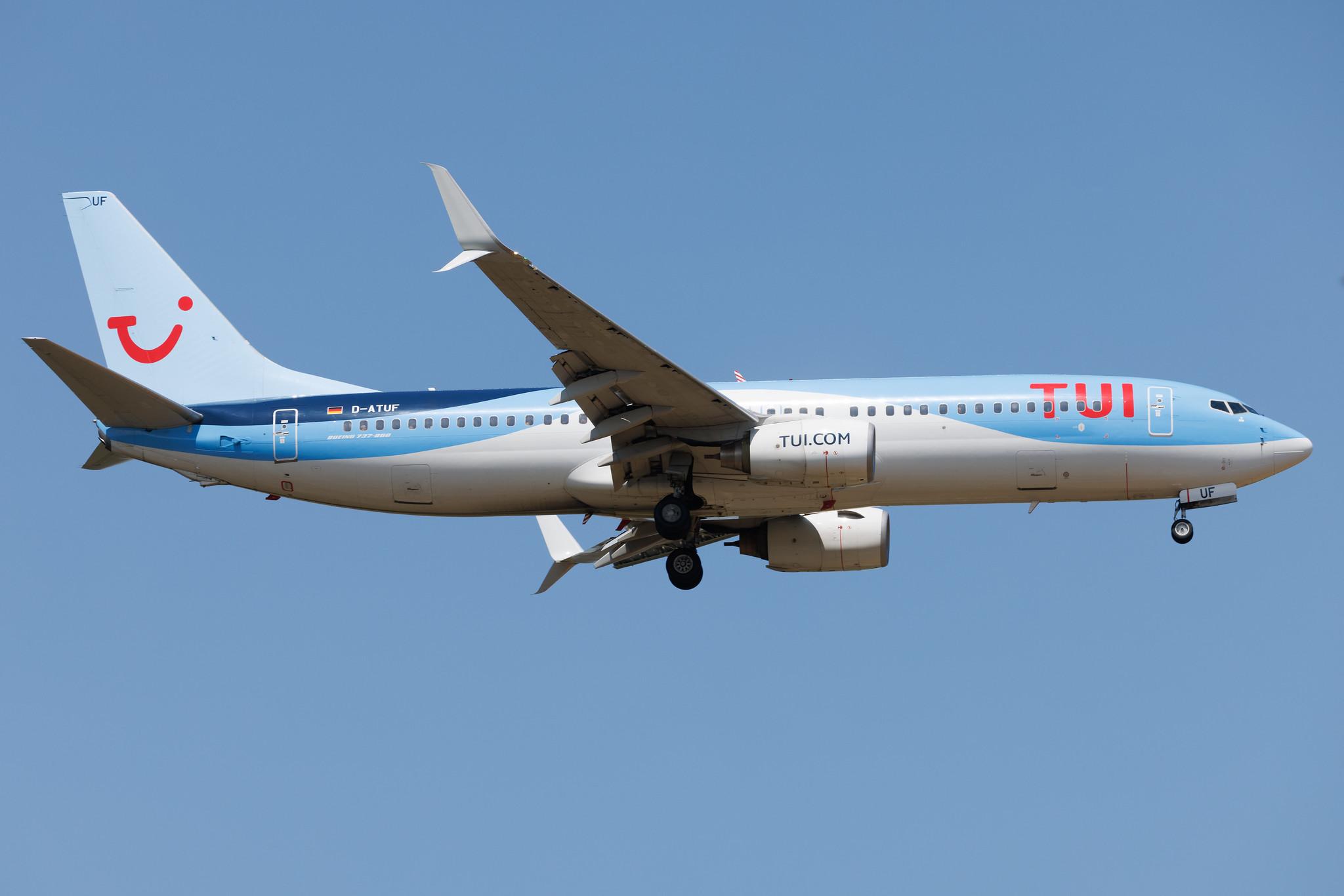 Frankfurt Airport: TUI (X3 / TUI) | Operator: TUI fly | Boeing 737-8K5 B738 | D-ATUF | MSN 34687