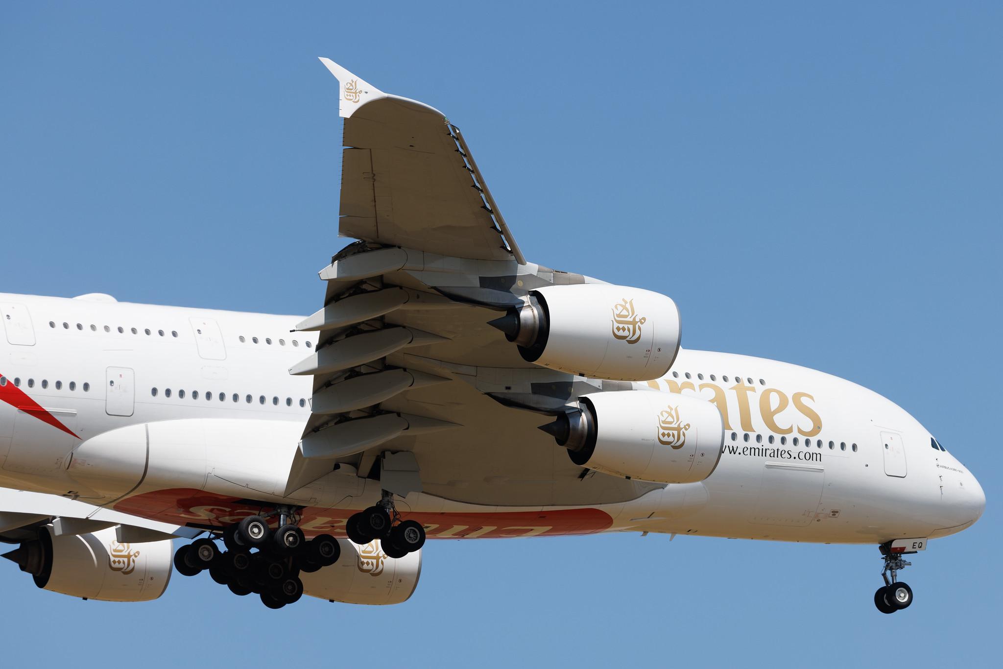 Frankfurt Airport: Emirates (EK / UAE) | Airbus A380-861 A388 | A6-EEQ | MSN 141