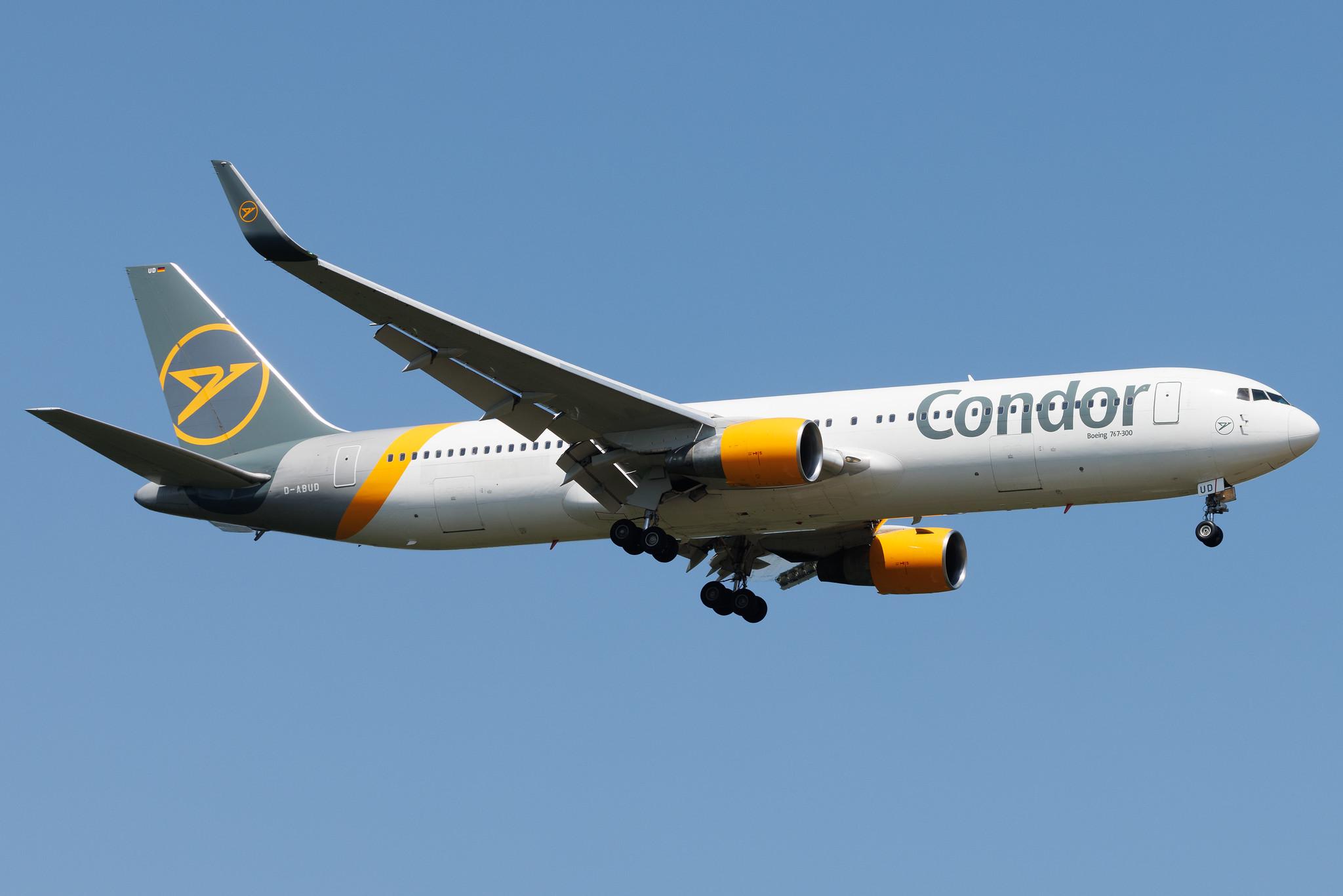 Frankfurt Airport: Condor (DE / CFG) | Boeing 767-330(ER) B763 | D-ABUD | MSN 26983