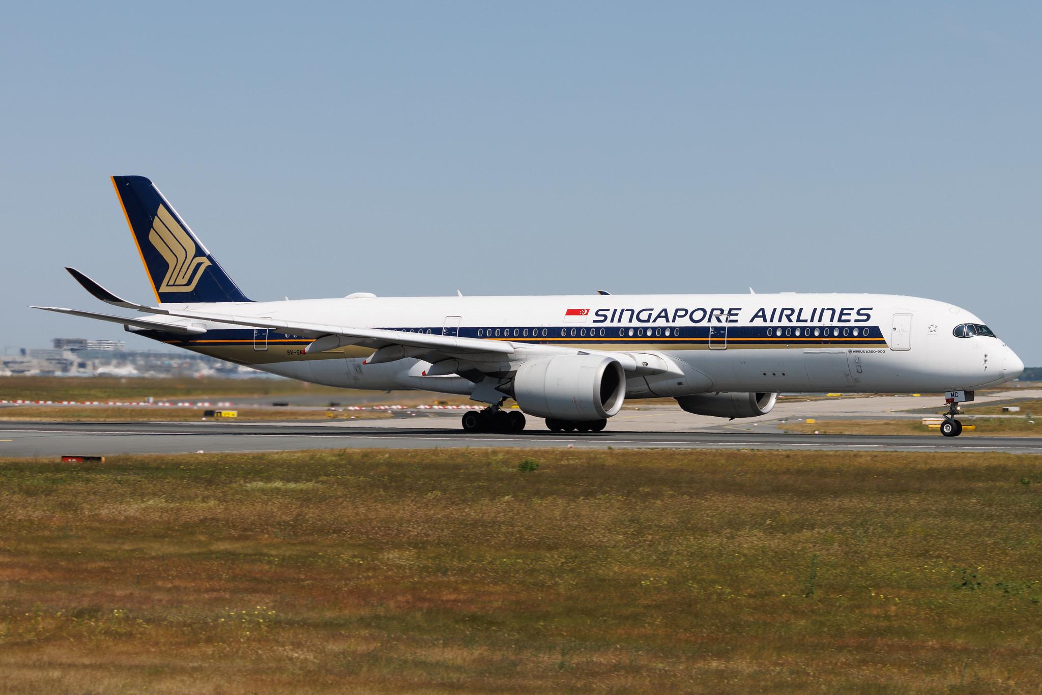 Frankfurt Airport: Singapore Airlines (SQ / SIA) | Airbus A350-941 A359 | 9V-SMC | MSN 031