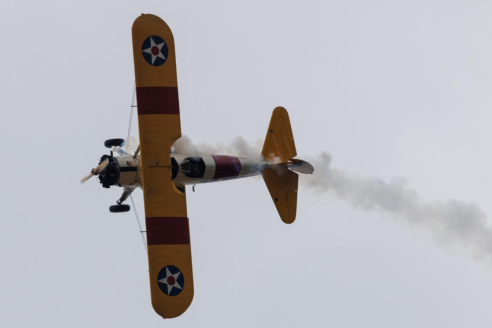 ANTIDOTUM Airshow Leszno: Private owner | Boeing-Stearman Model 75 ST75 | SP-YWW | MSN 75-1204