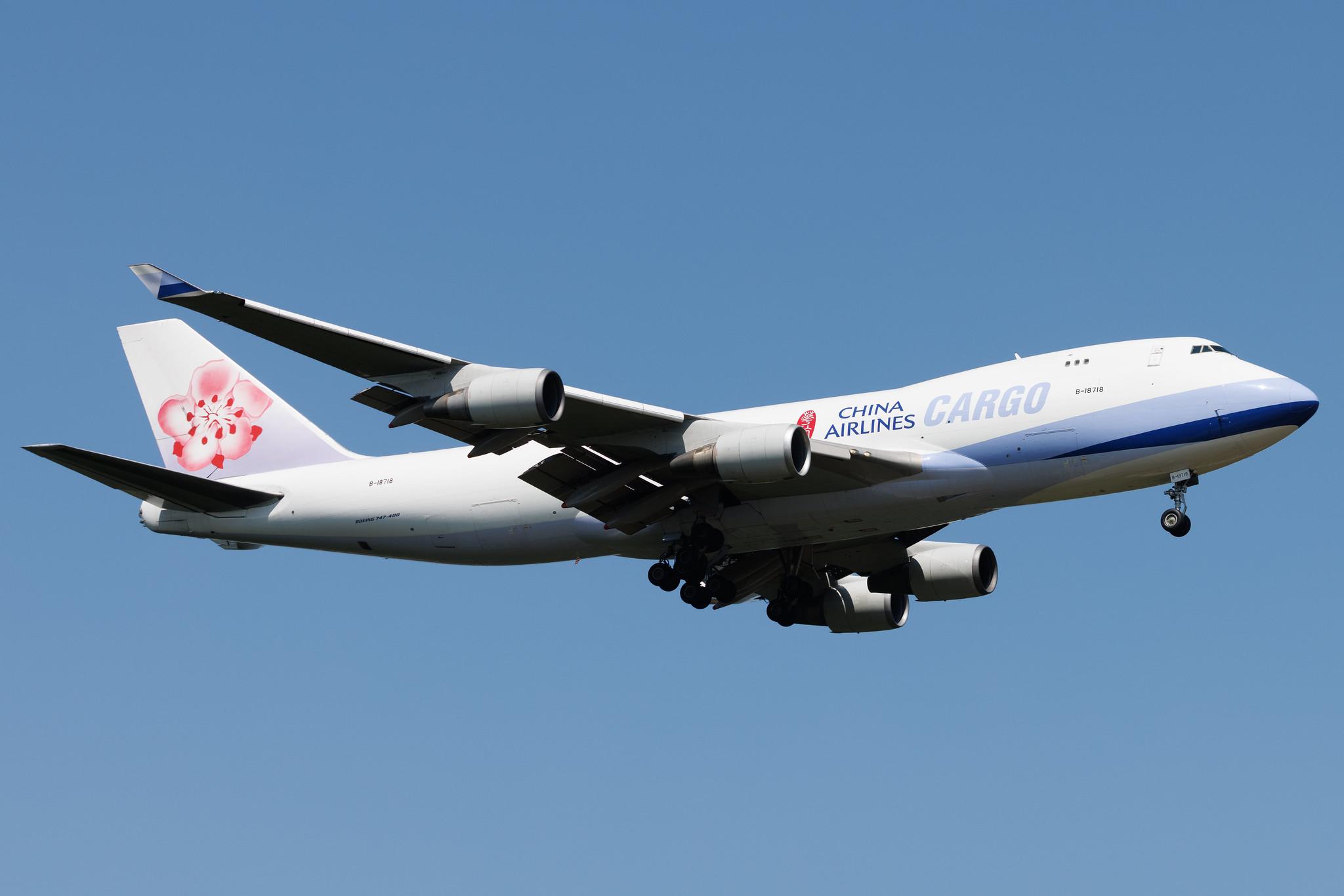 Frankfurt Airport: China Airlines Cargo (CI / CAL) | Operator: China Airlines | Boeing 747-409(F) B744 | B-18718 | MSN 30770