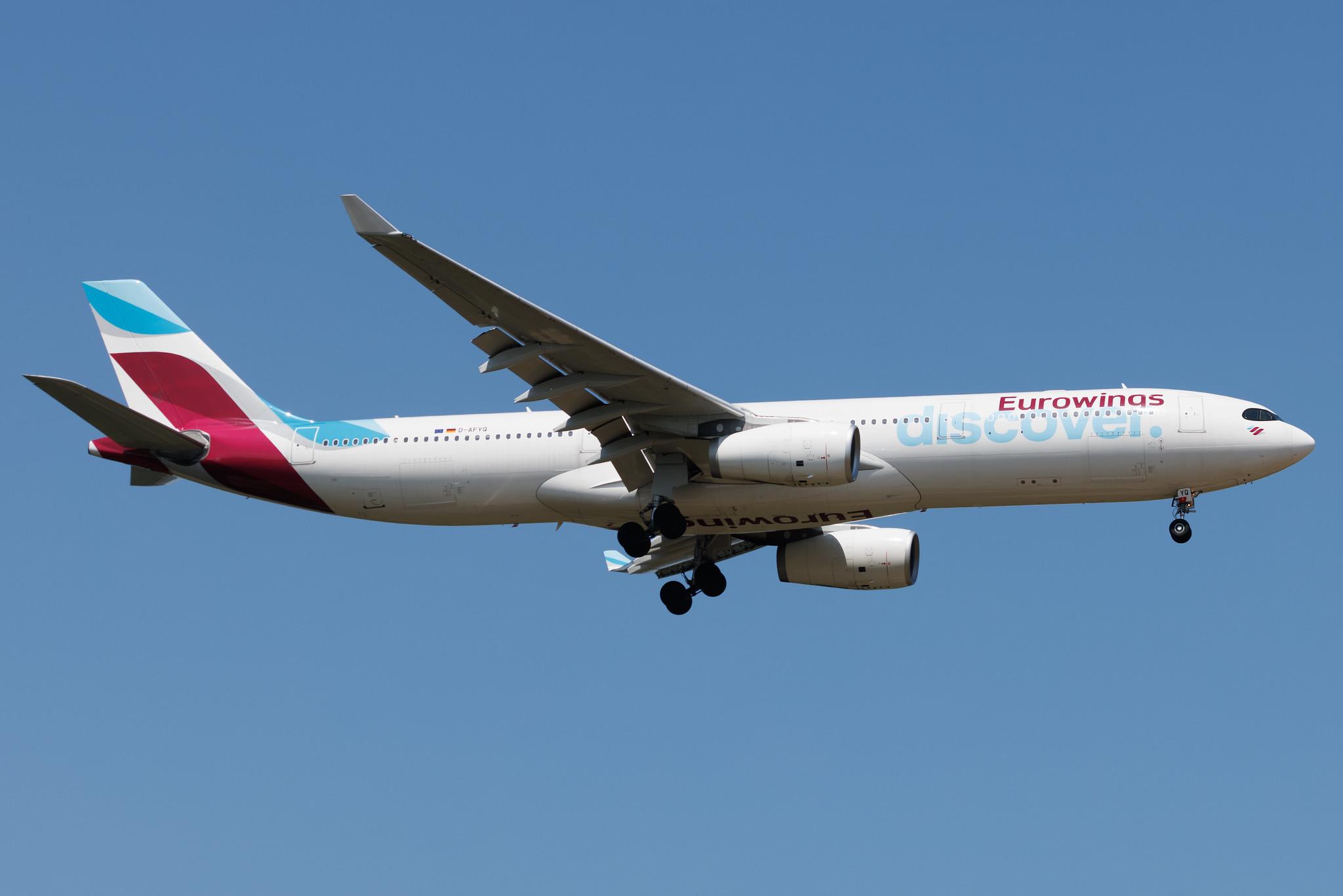 Frankfurt Airport: Eurowings Discover (4Y / OCN) | Airbus A330-343 A333 | D-AFYQ | MSN 1193