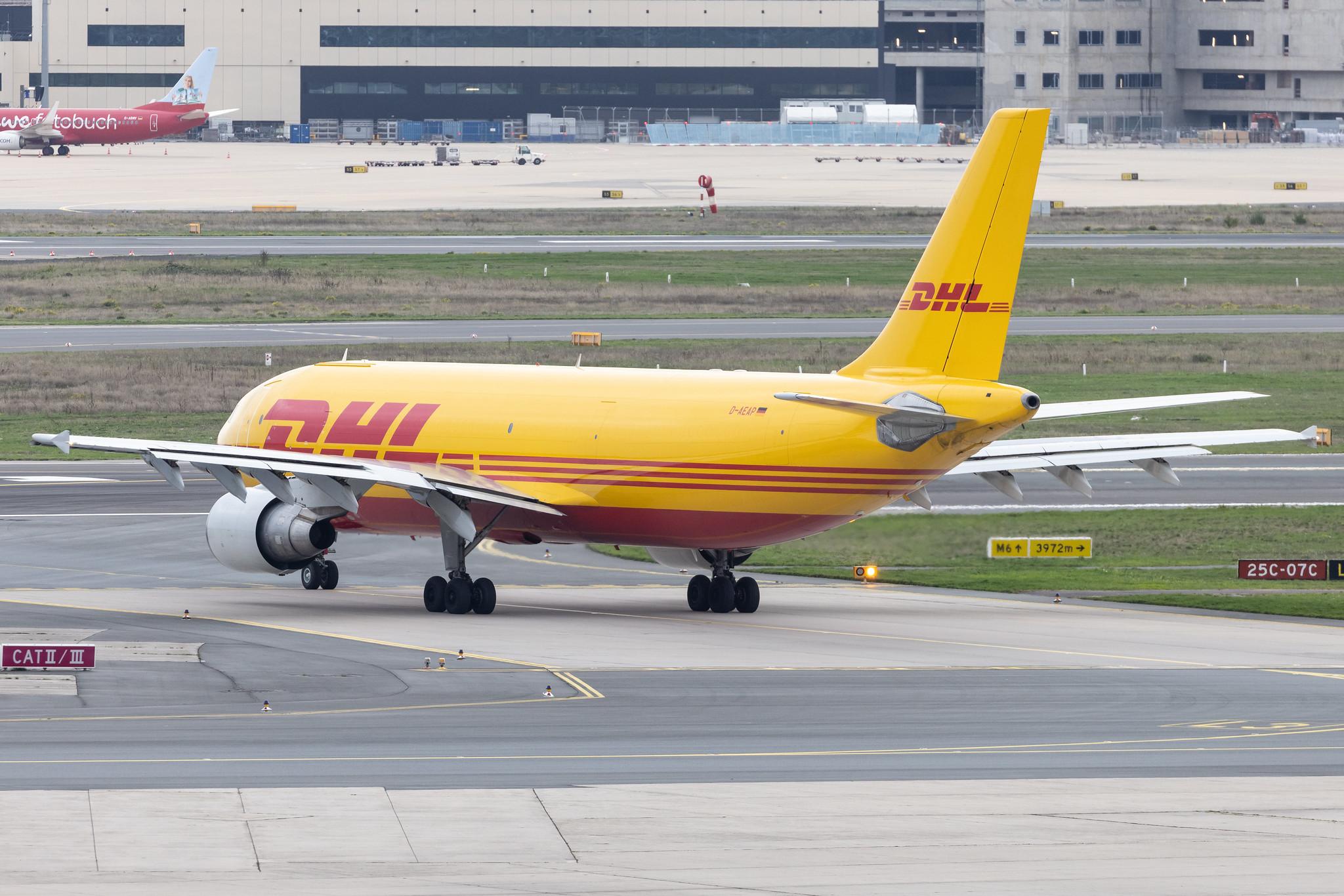 Frankfurt Airport: DHL (D0 / DHK) | Operator: European Air Transport | Airbus A300B4-622R(F) A306 | D-AEAP | MSN 724