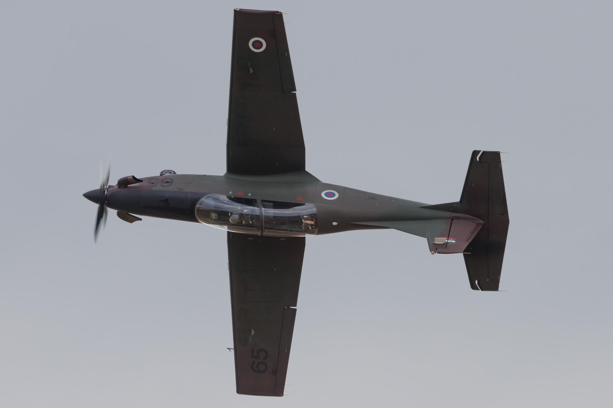 ANTIDOTUM Airshow Leszno: Slovenian Armed Forces (/ SIV) | Pilatus PC-9M PC9 | L9-65 | MSN 638