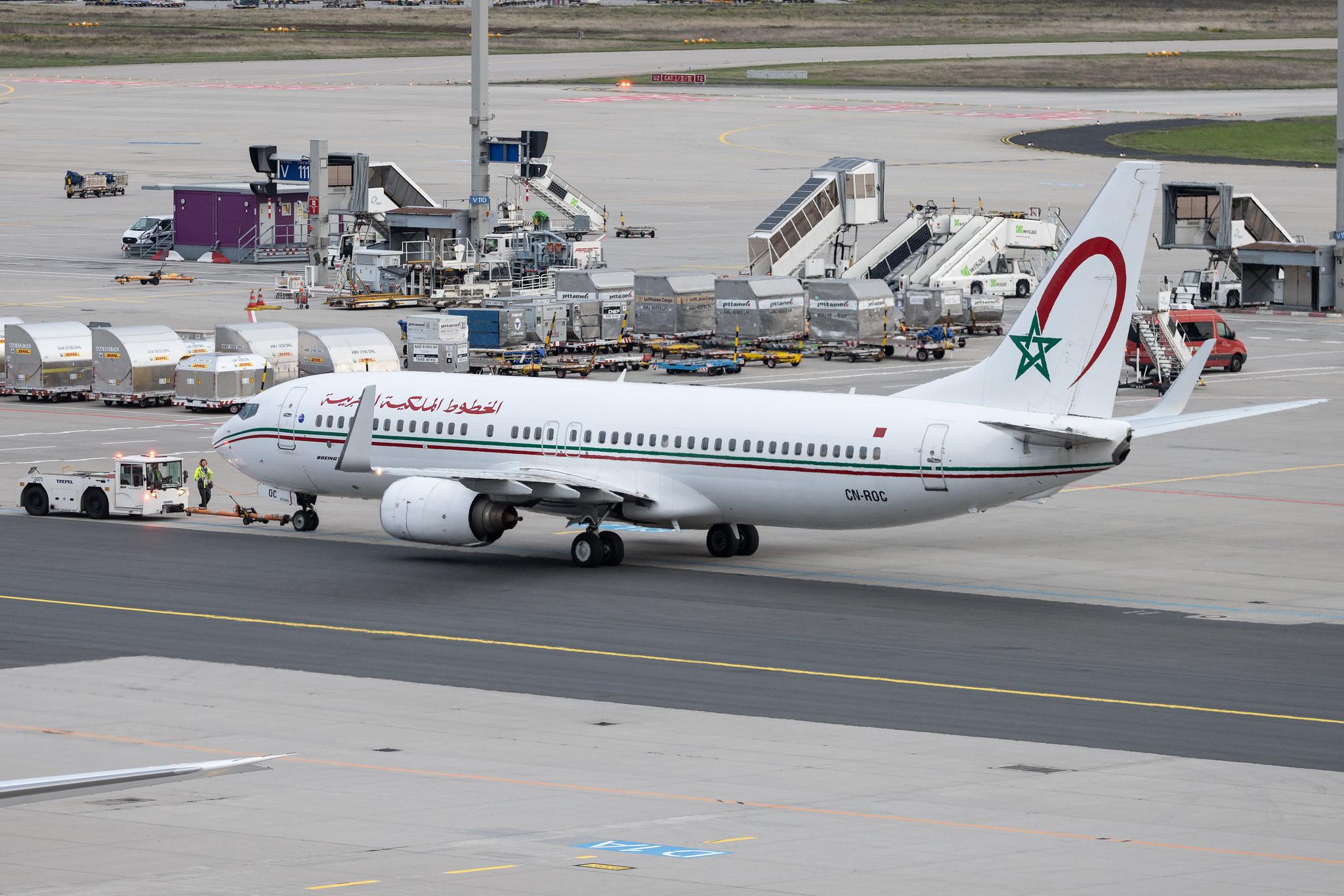Frankfurt Airport: Royal Air Maroc (AT / RAM) | Boeing 737-8B6 B738 | CN-ROC | MSN 33061