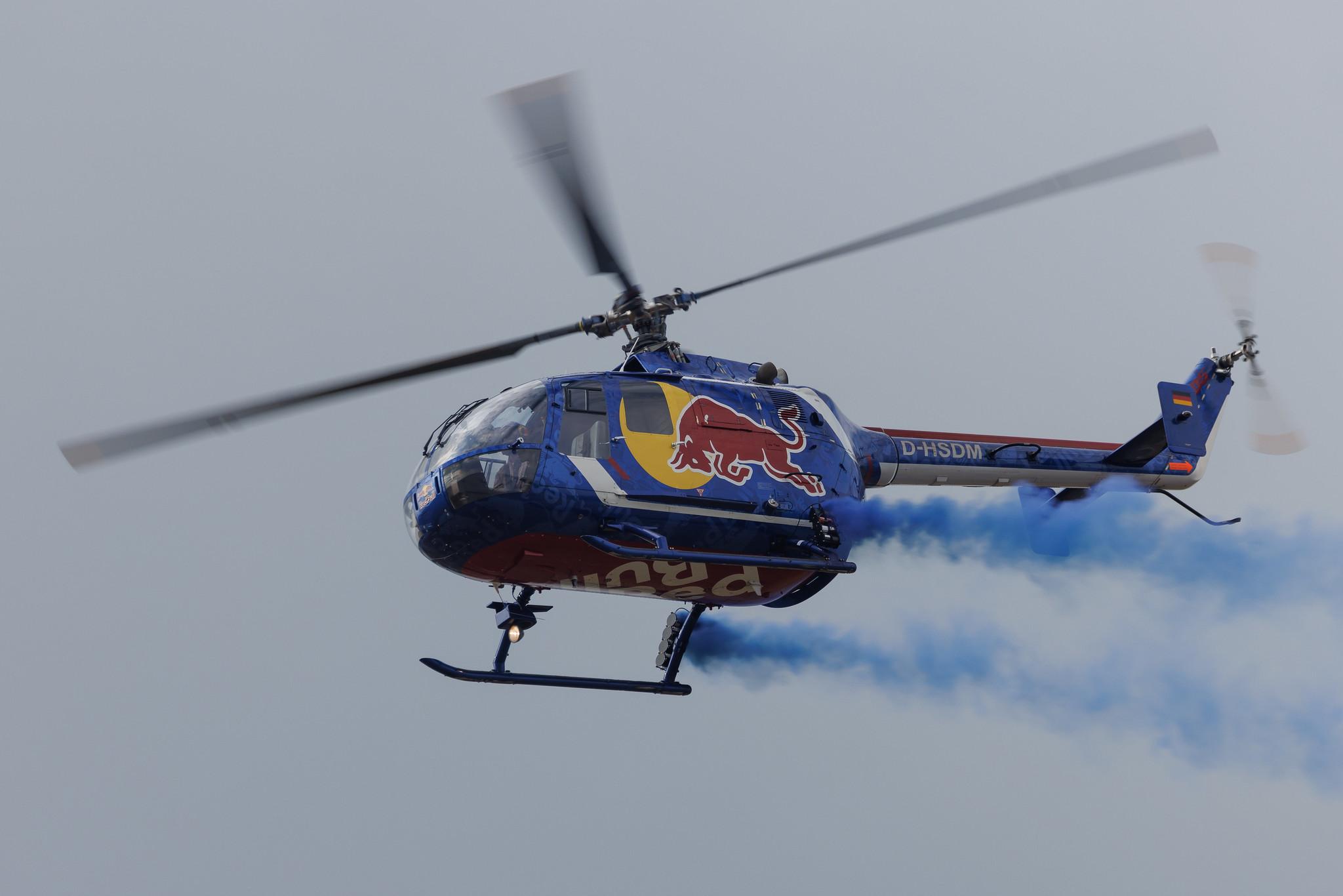 ANTIDOTUM Airshow Leszno: The Flying Bulls | MBB Bo 105C B105 | D-HSDM | MSN S-126