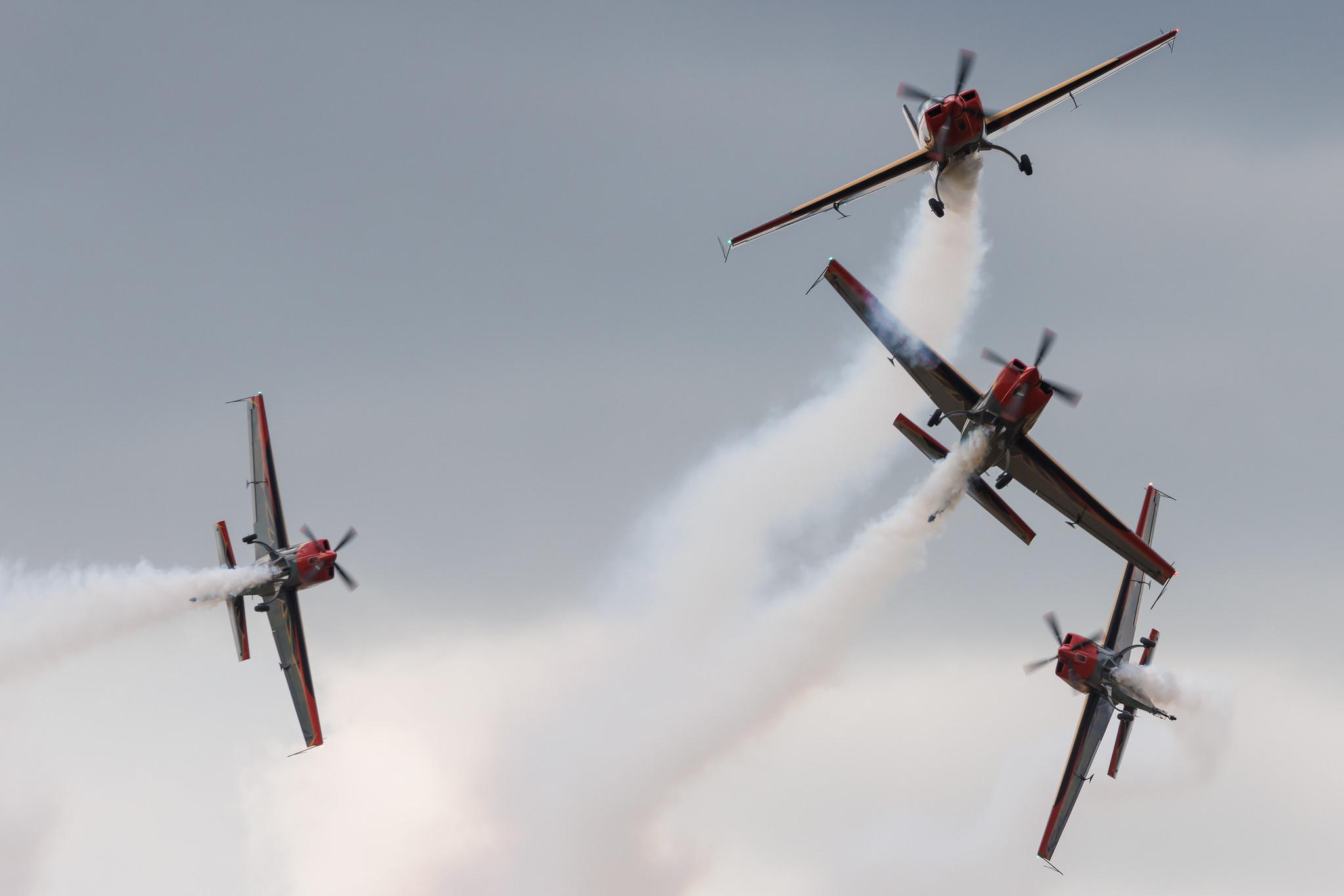 ANTIDOTUM Airshow Leszno: Royal Jordanian Falcons | Extra EA-330LX | RJF01 | MSN LC069
