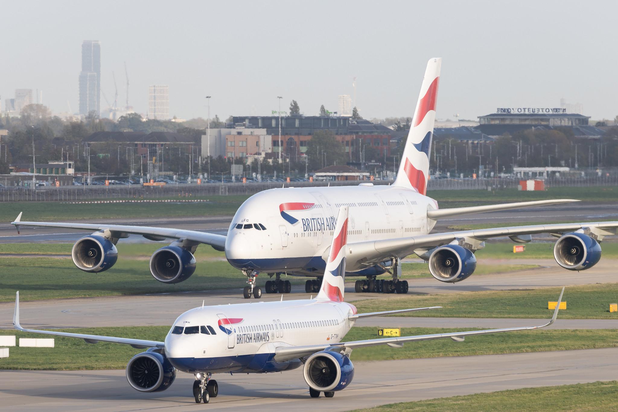 London Heathrow: British Airways (BA / BAW) | Airbus A380-841 A388 | G-XLEG | MSN 161