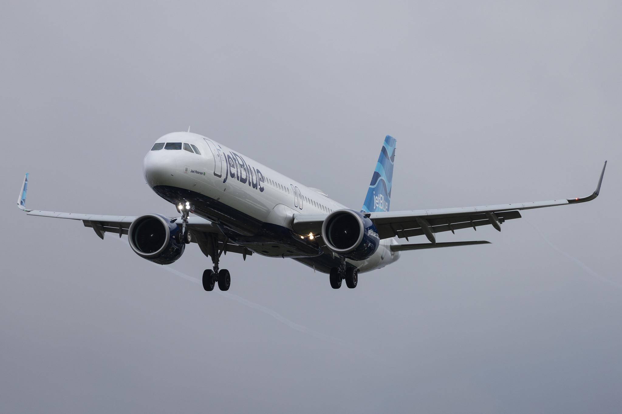 London Heathrow: JetBlue Airways (B6 / JBU) | Airbus A321-271NX A21N | N4022J | MSN 10303