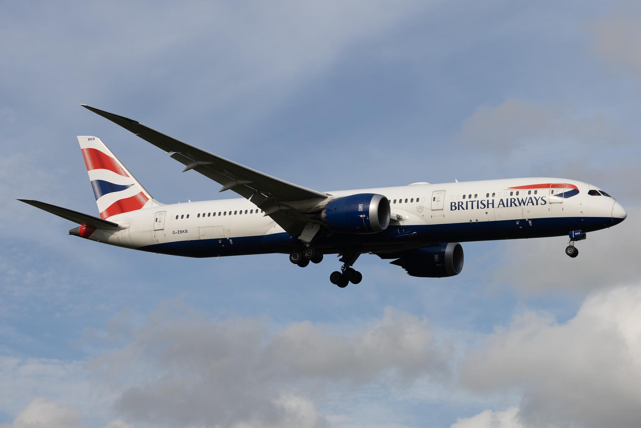 London Heathrow: British Airways (BA / BAW) | Boeing 787-9 Dreamliner B789 | G-ZBKB | MSN 38617