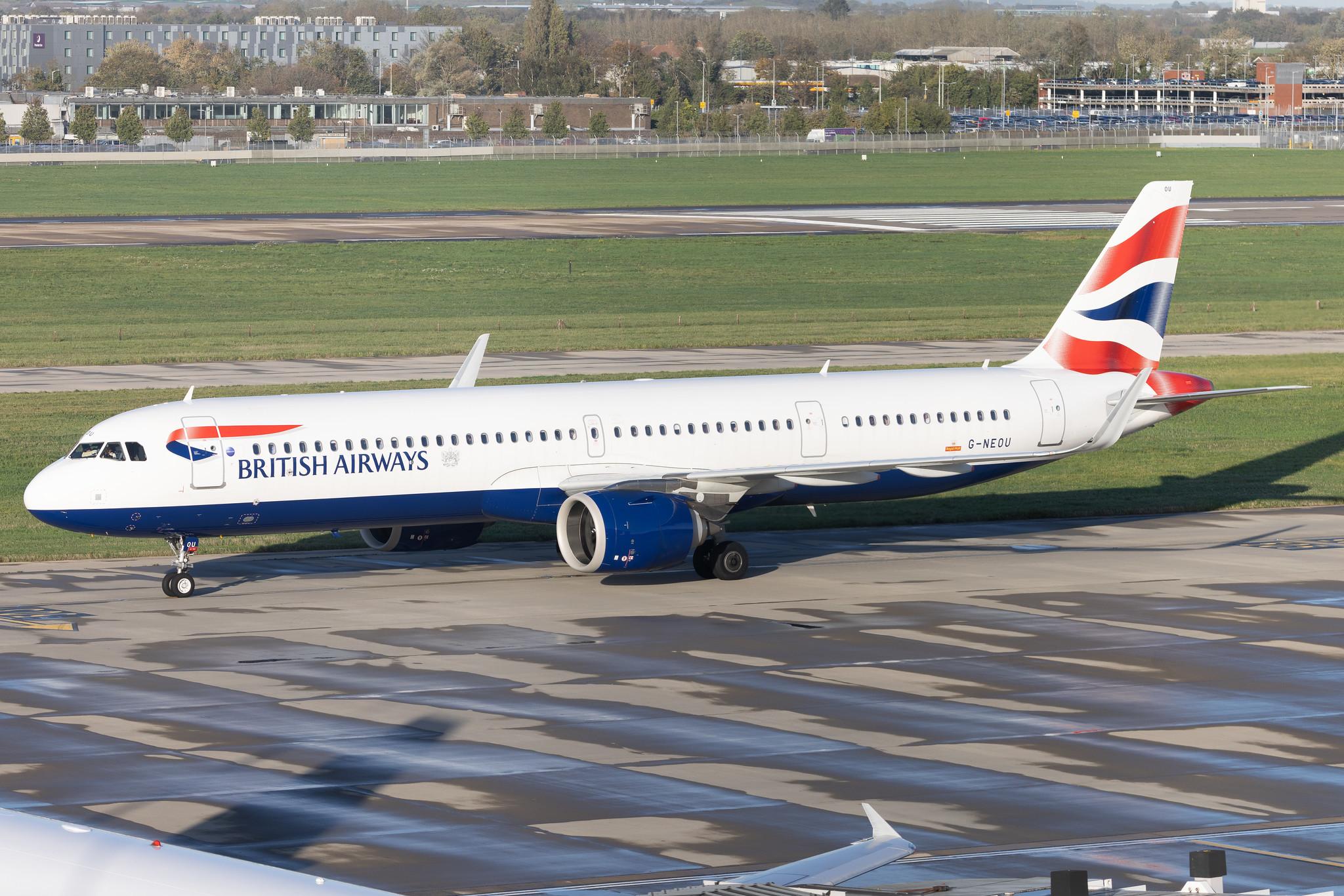 London Heathrow: British Airways (BA / BAW) | Airbus A321-251NX A21N | G-NEOU | MSN 8804