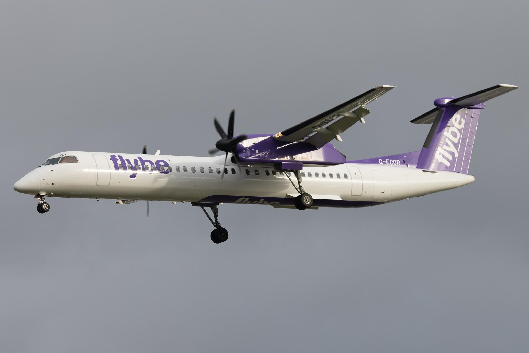 London Heathrow: Flybe (BE / BEE) | De Havilland Canada Dash 8-400 DH8D | G-ECOR | MSN 4248
