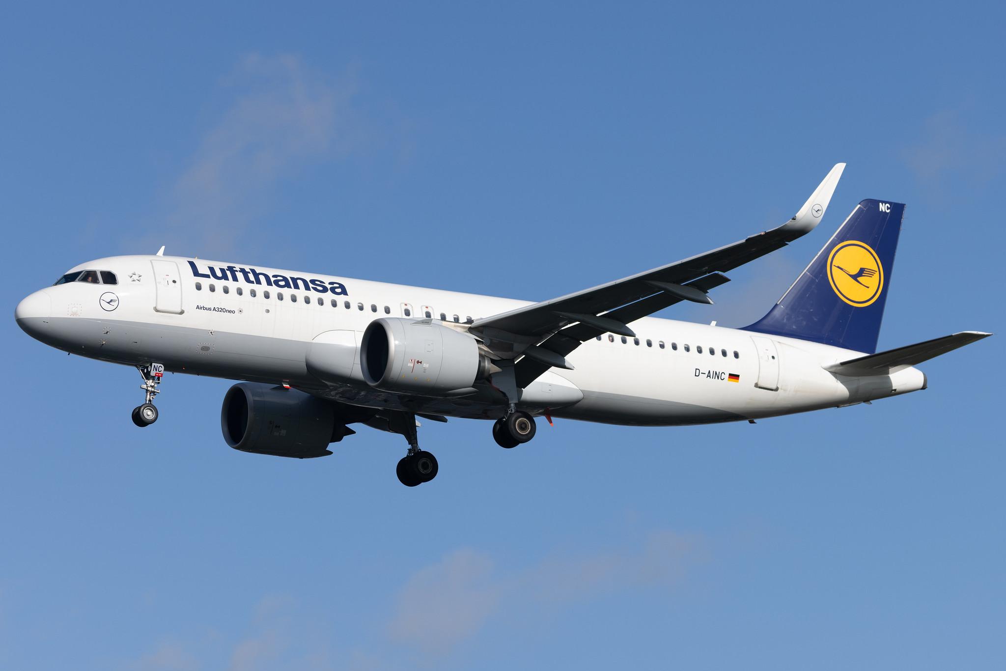 London Heathrow: Lufthansa (LH / DLH) | Airbus A320-271N A20N | D-AINC | MSN 6920