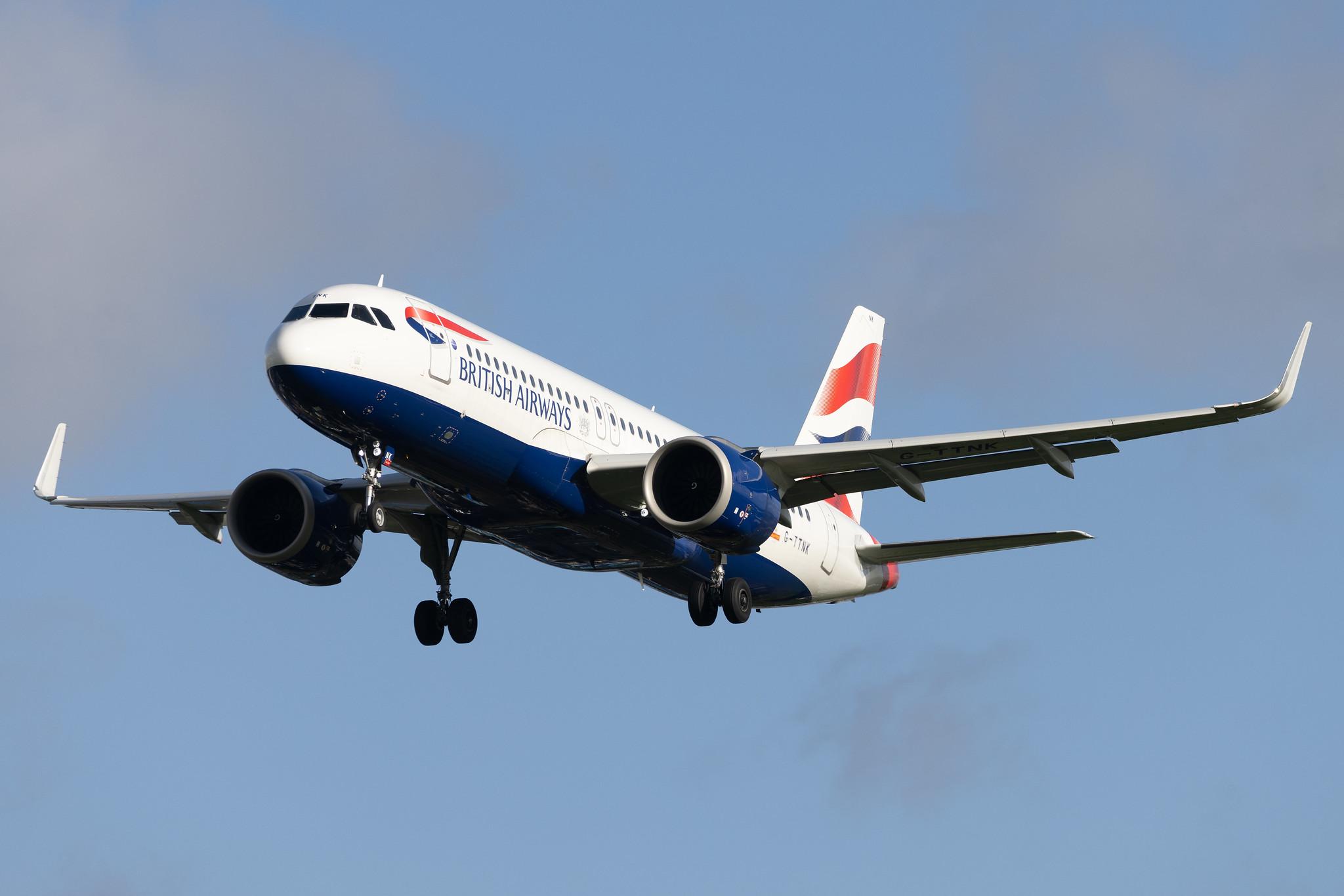 London Heathrow: British Airways (BA / BAW) | Airbus A320-251N A20N | G-TTNK | MSN 9551