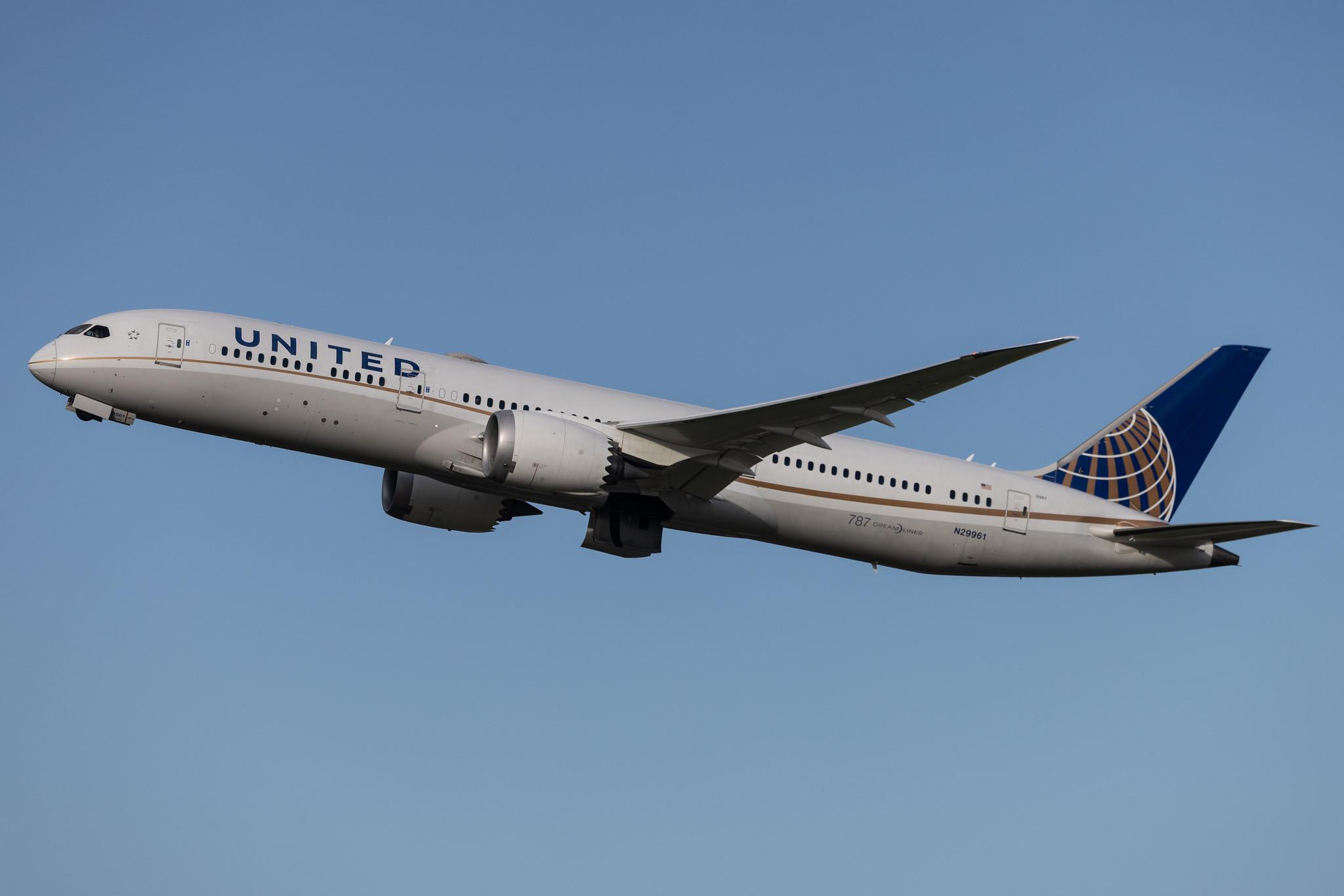 London Heathrow: United Airlines (UA / UAL) | Boeing 787-9 Dreamliner B789 | N29961 | MSN 37811