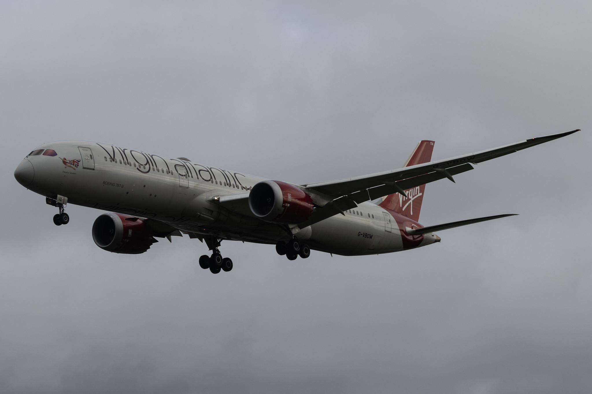 London Heathrow: Virgin Atlantic (VS / VIR) | Boeing 787-9 Dreamliner B789 | G-VBOW | MSN 37978