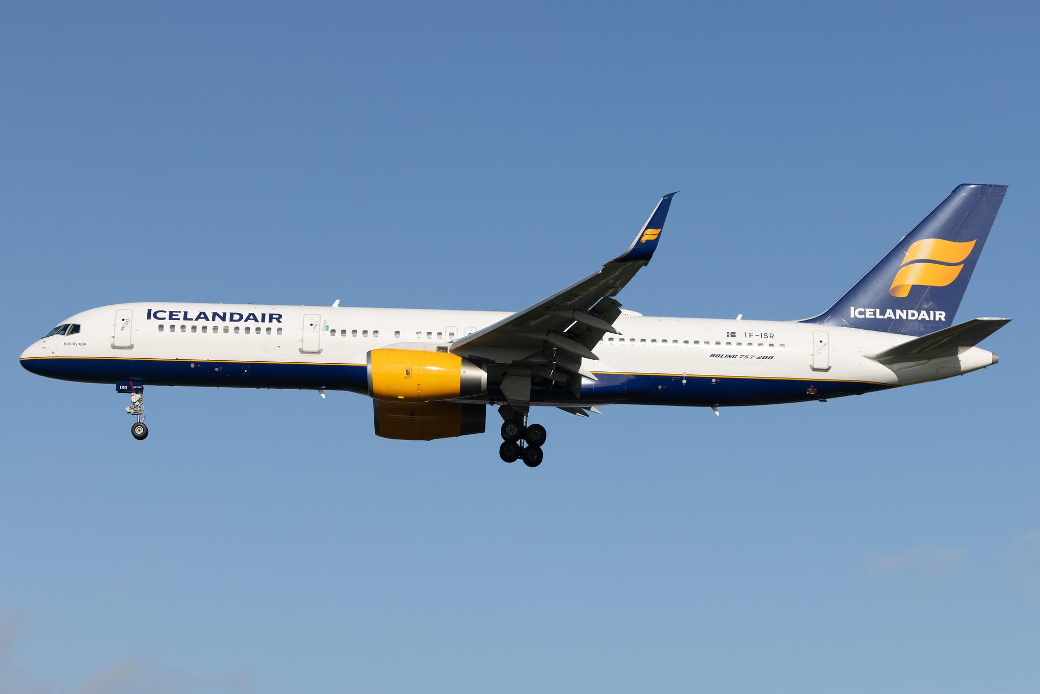 London Heathrow: Icelandair (FI / ICE) | Boeing 757-256 B752 | TF-ISR | MSN 26248