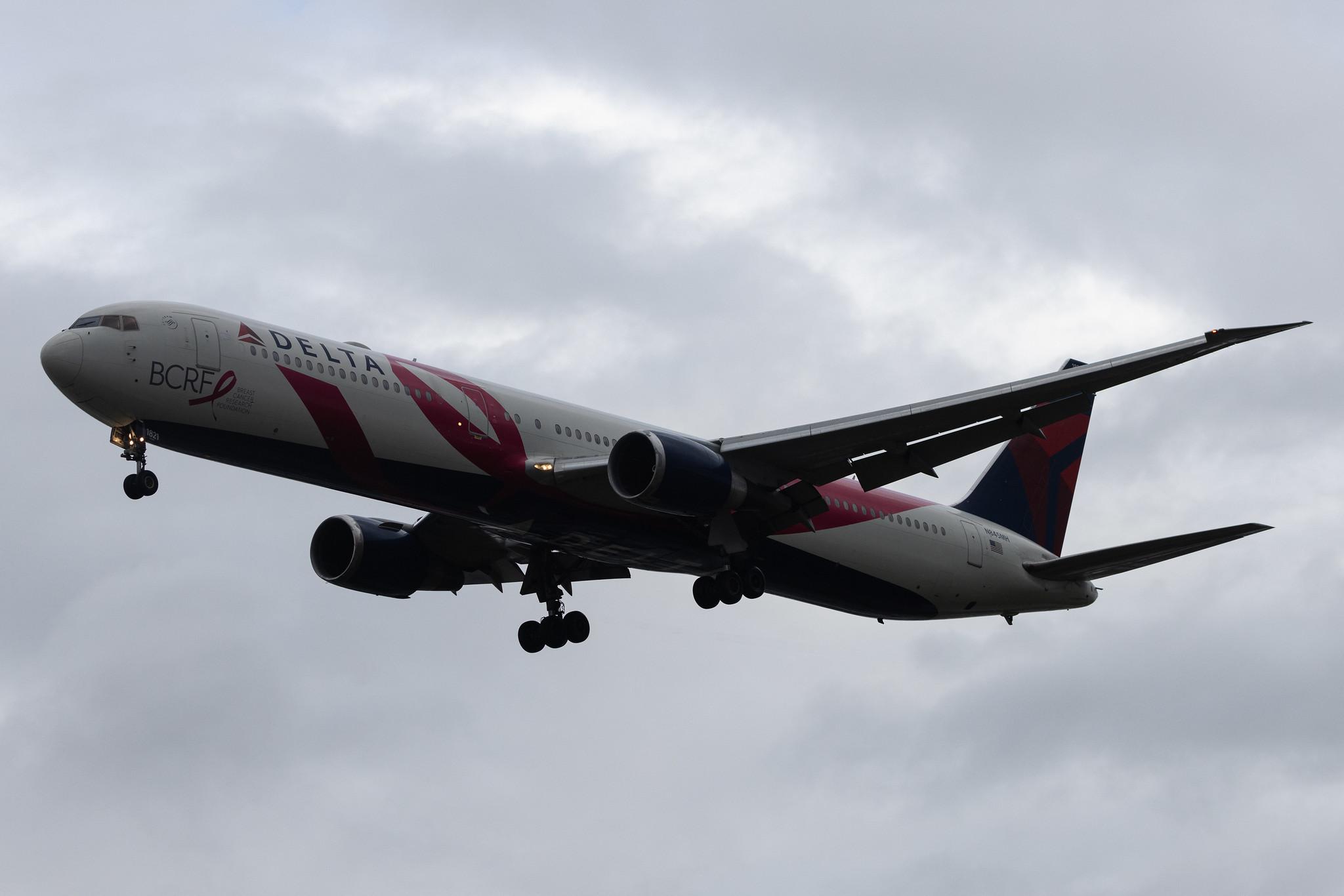 London Heathrow: Delta Air Lines (DL / DAL) | Livery: BCRF Livery | Boeing 767-432(ER) B764 | N845MH | MSN 29719