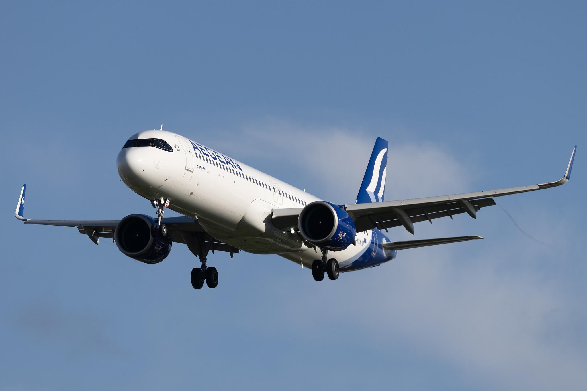 London Heathrow: Aegean Airlines (A3 / AEE) | Airbus A321-271NX A21N | SX-NAK | MSN 10951