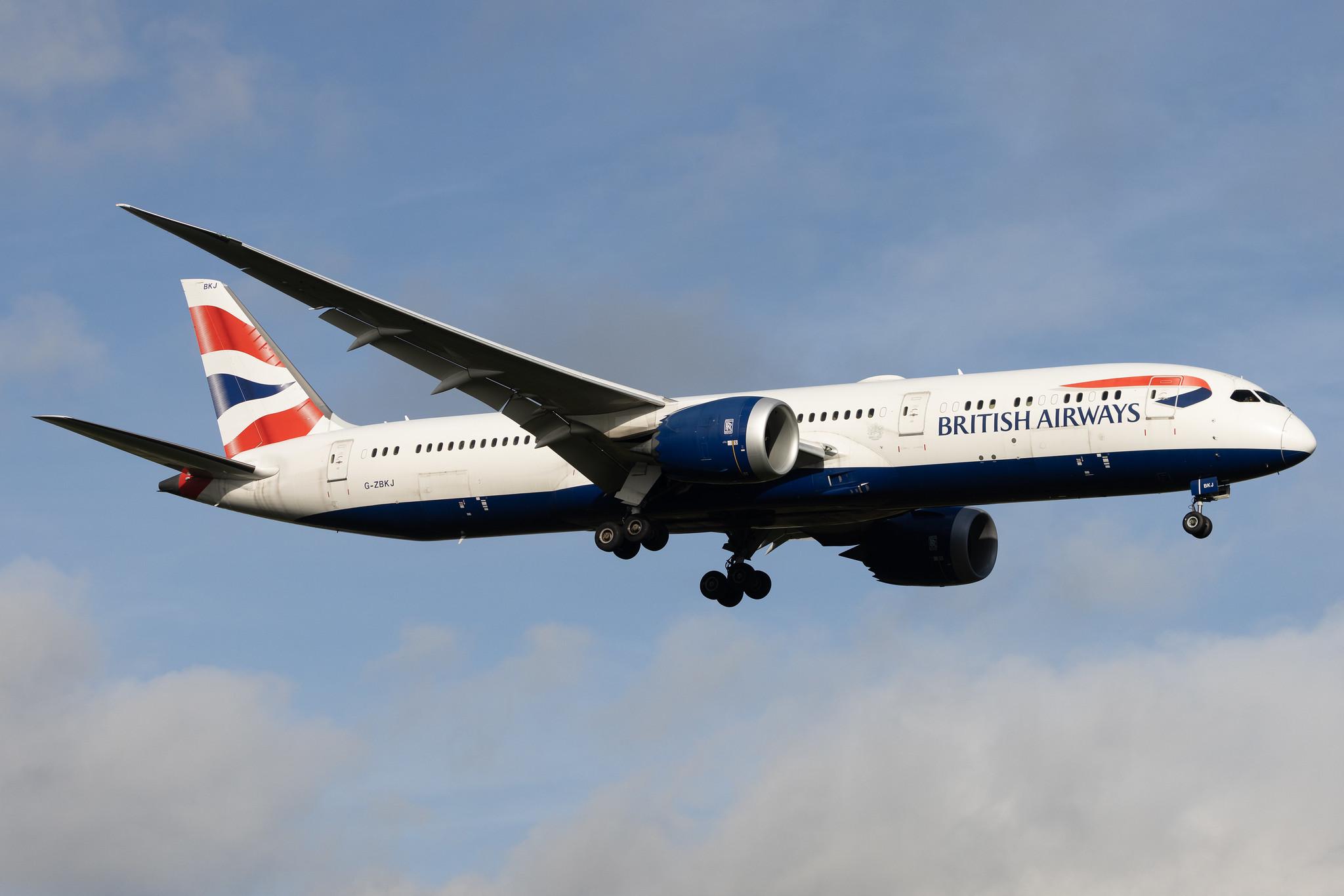 London Heathrow: British Airways (BA / BAW) | Boeing 787-9 Dreamliner B789 | G-ZBKJ | MSN 38626