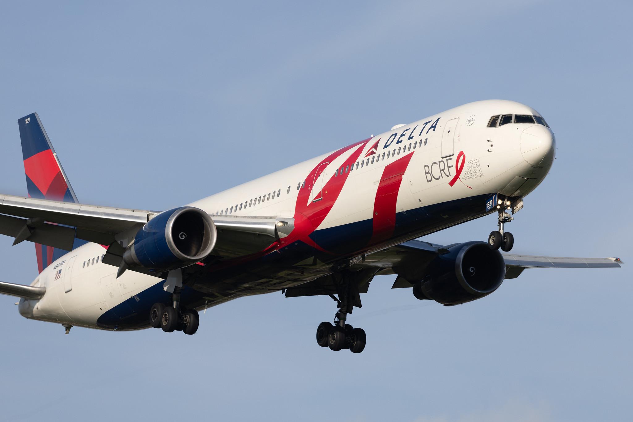 London Heathrow: Delta Air Lines (DL / DAL) | Livery: BCRF Livery | Boeing 767-432(ER) B764 | N845MH | MSN 29719