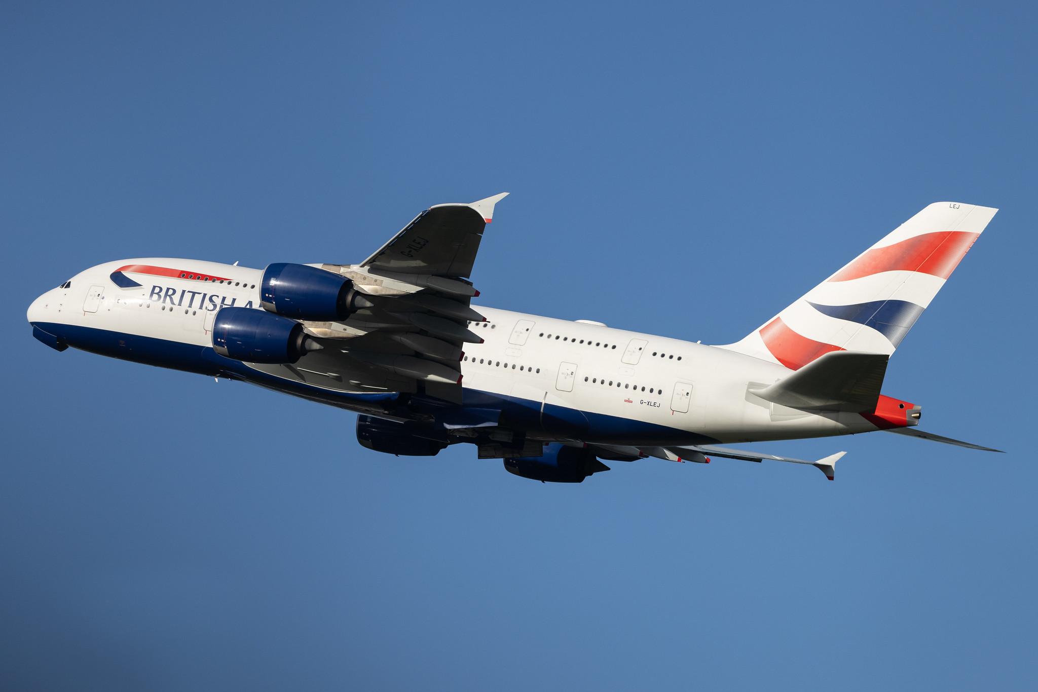 London Heathrow: British Airways (BA / BAW) | Airbus A380-841 A388 | G-XLEJ | MSN 192