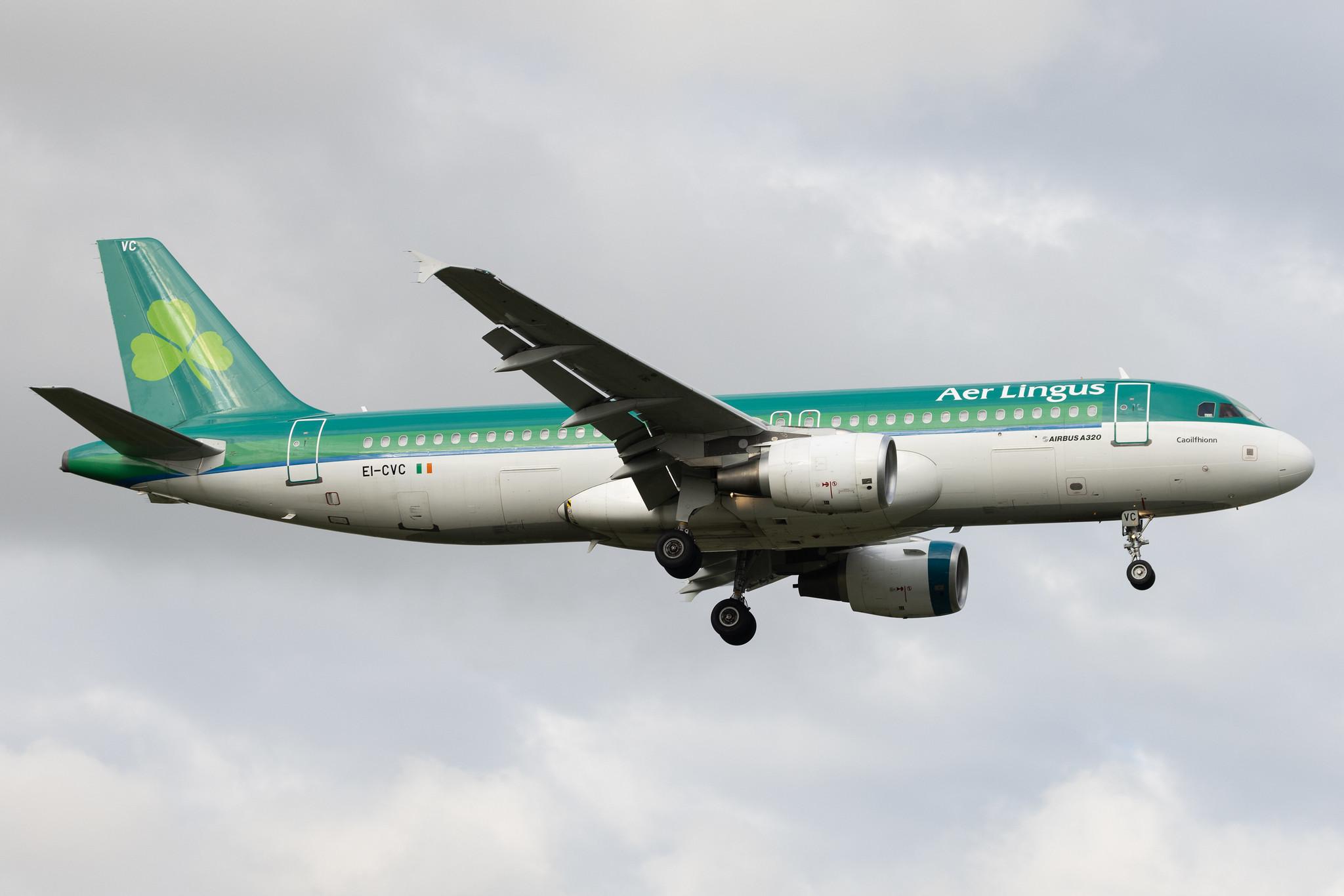 London Heathrow: Aer Lingus (EI / EIN) | Airbus A320-214 A320 | EI-CVC | MSN 1443