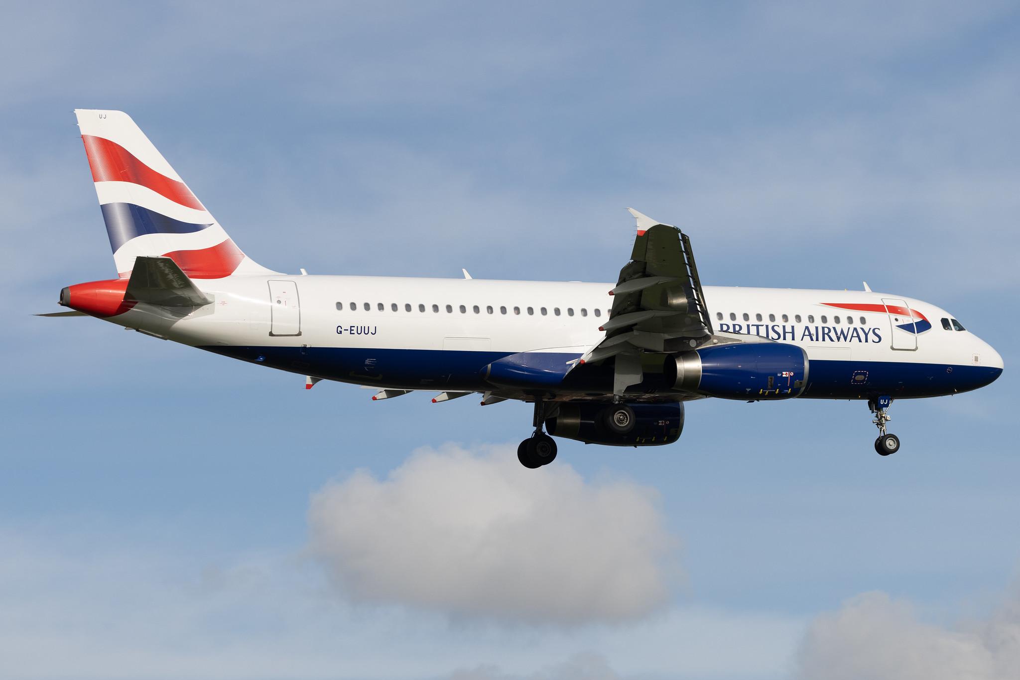 London Heathrow: British Airways (BA / BAW) | Airbus A320-232 A320 | G-EUUJ | MSN 1883