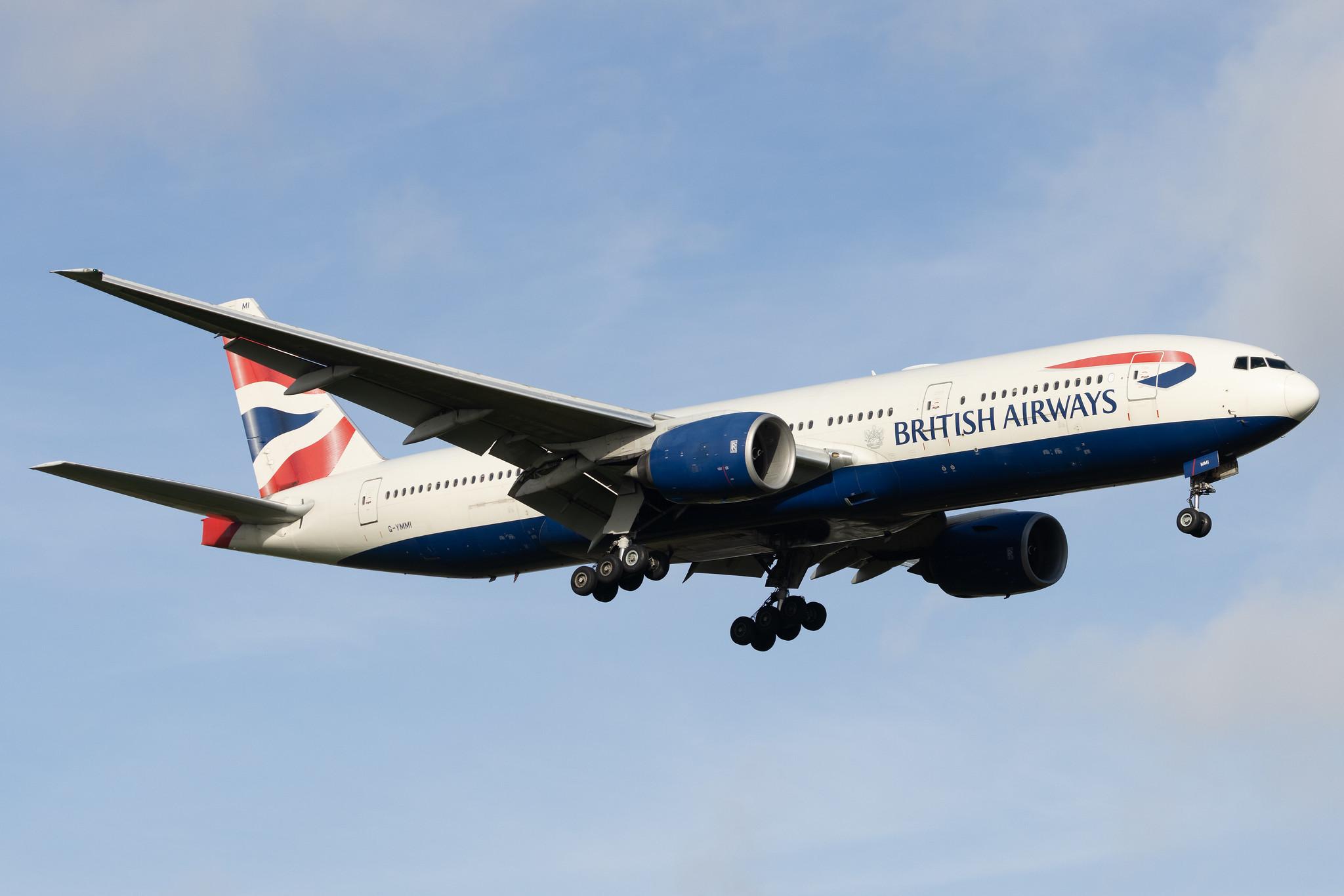 London Heathrow: British Airways (BA / BAW) | Boeing 777-236(ER) B772 | G-YMMI | MSN 30310