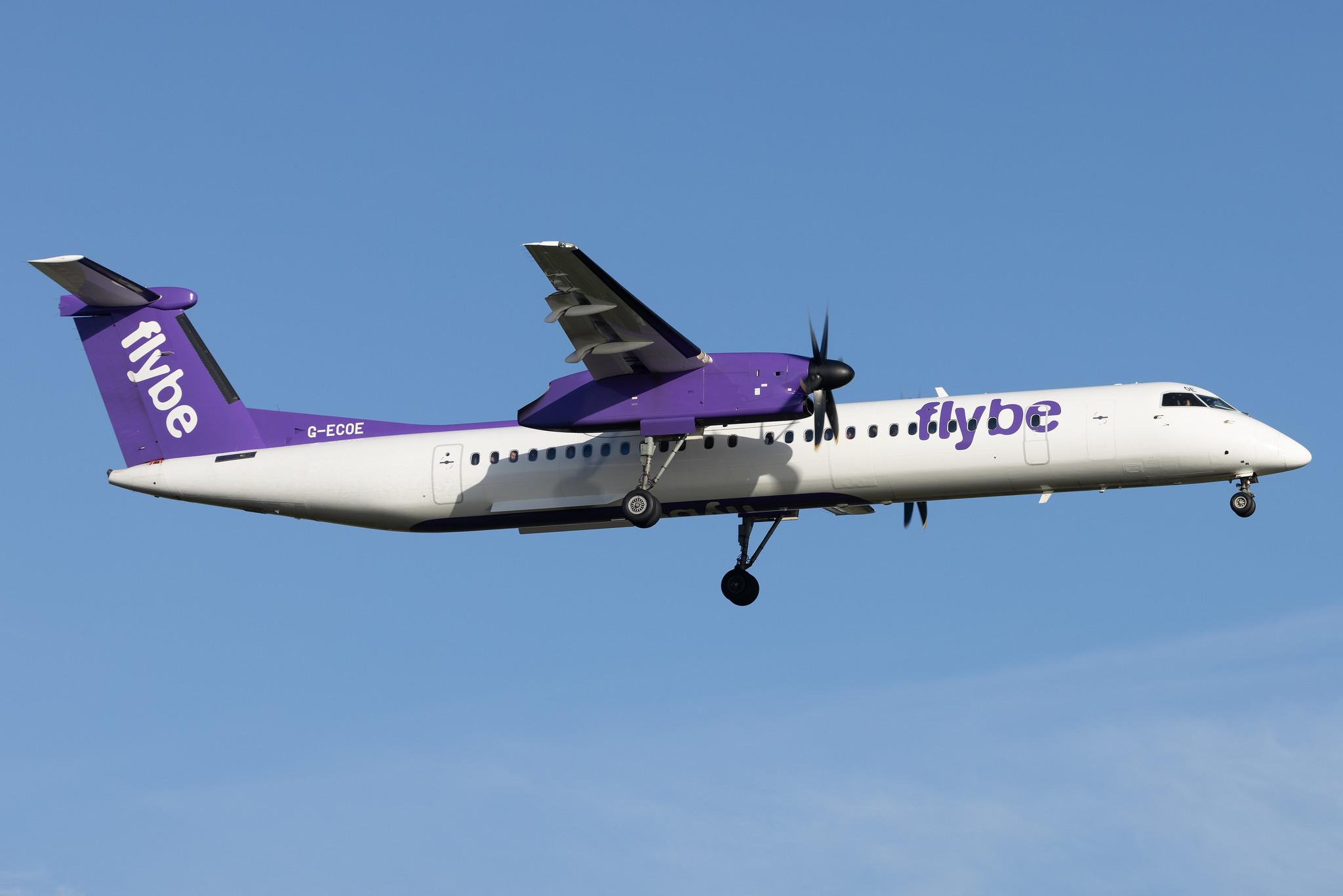 London Heathrow: Flybe (BE / BEE) | De Havilland Canada Dash 8-400 DH8D | G-ECOE | MSN 4212