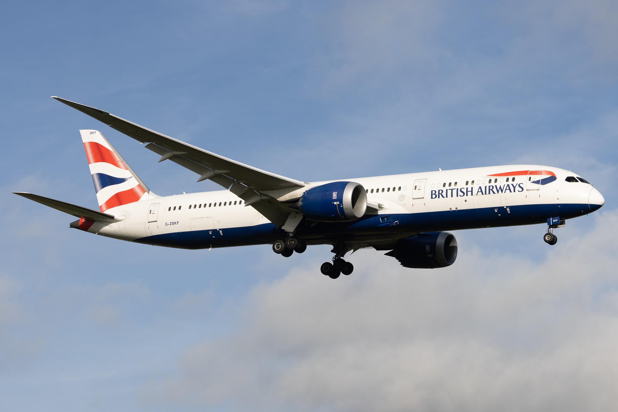 London Heathrow: British Airways (BA / BAW) | Boeing 787-9 Dreamliner B789 | G-ZBKF | MSN 38622