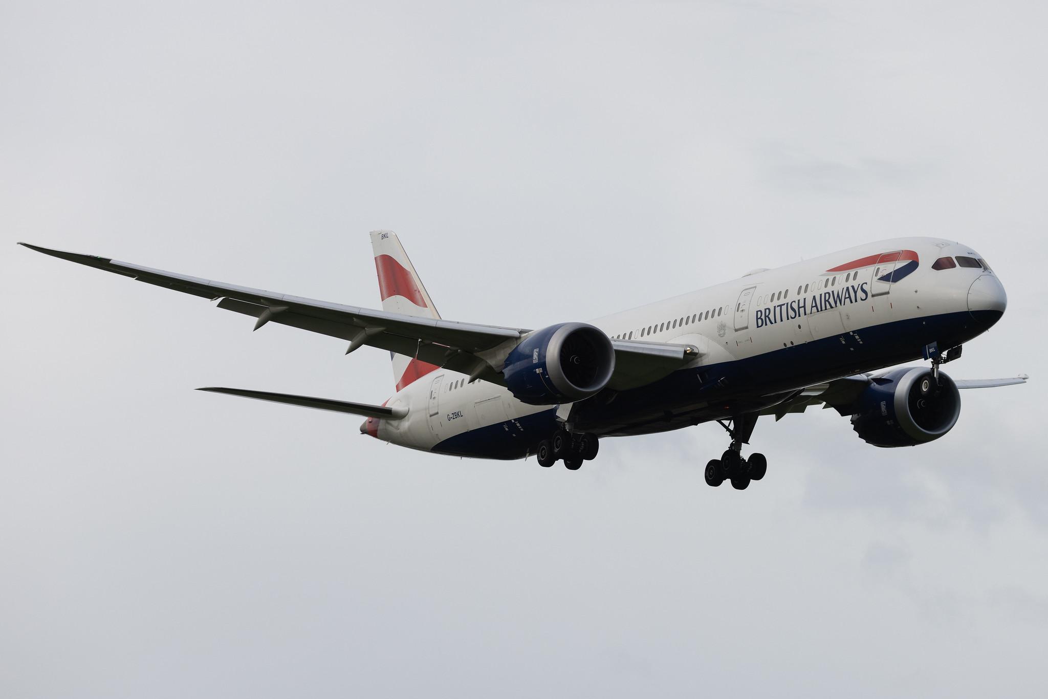 London Heathrow: British Airways (BA / BAW) | Boeing 787-9 Dreamliner B789 | G-ZBKL | MSN 38628