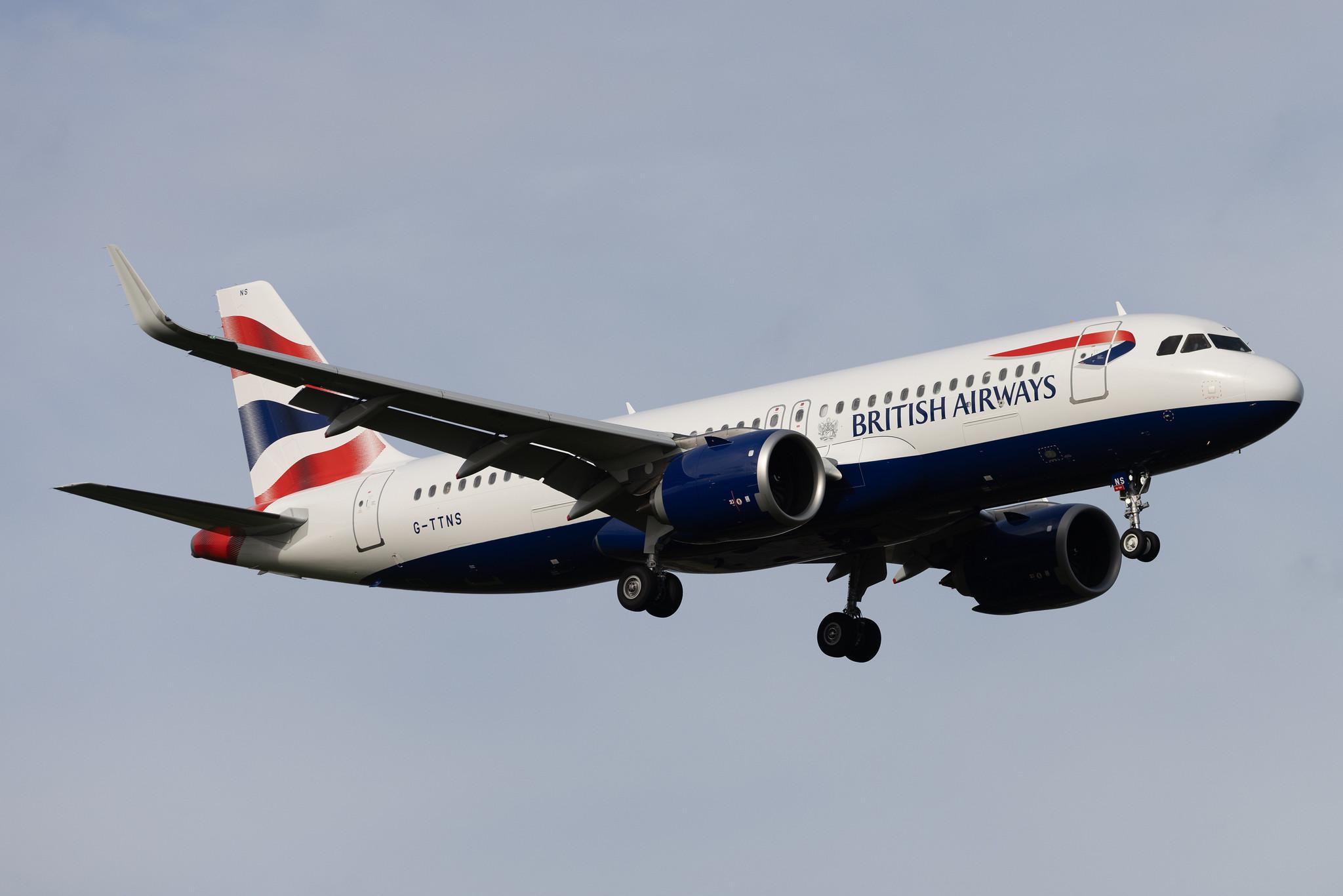 London Heathrow: British Airways (BA / BAW) | Airbus A320-251N A20N | G-TTNS | MSN 11026