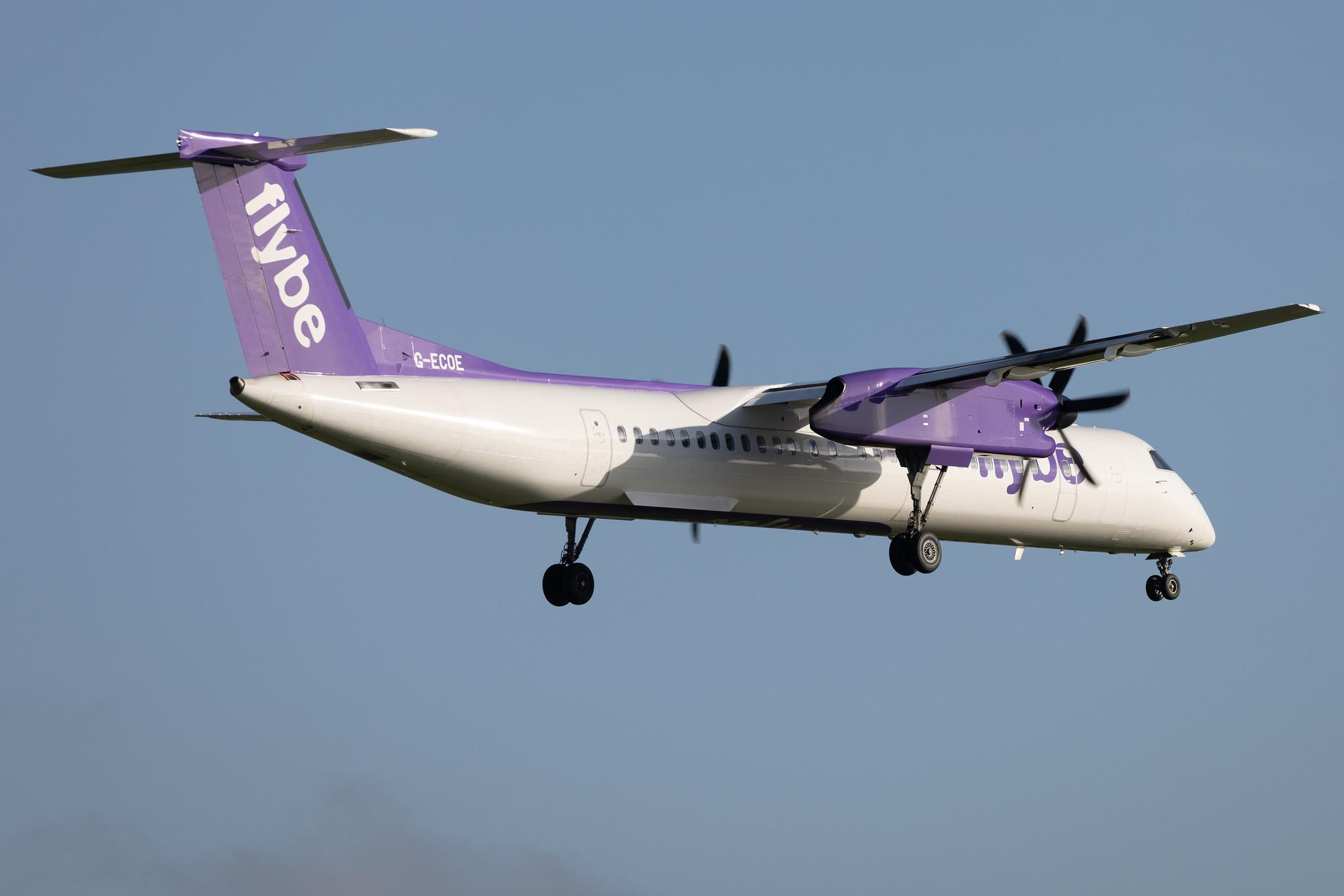 London Heathrow: Flybe (BE / BEE) | De Havilland Canada Dash 8-400 DH8D | G-ECOE | MSN 4212