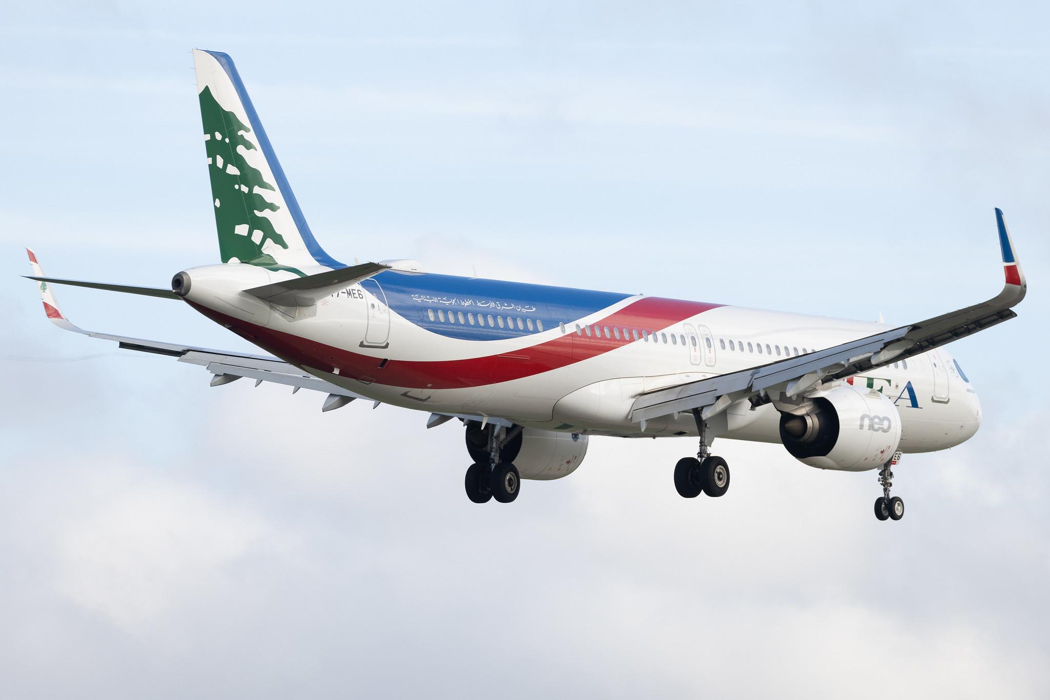 London Heathrow: MEA (ME / MEA) | Airbus A321-271NX A21N | T7-ME6 | MSN 10174