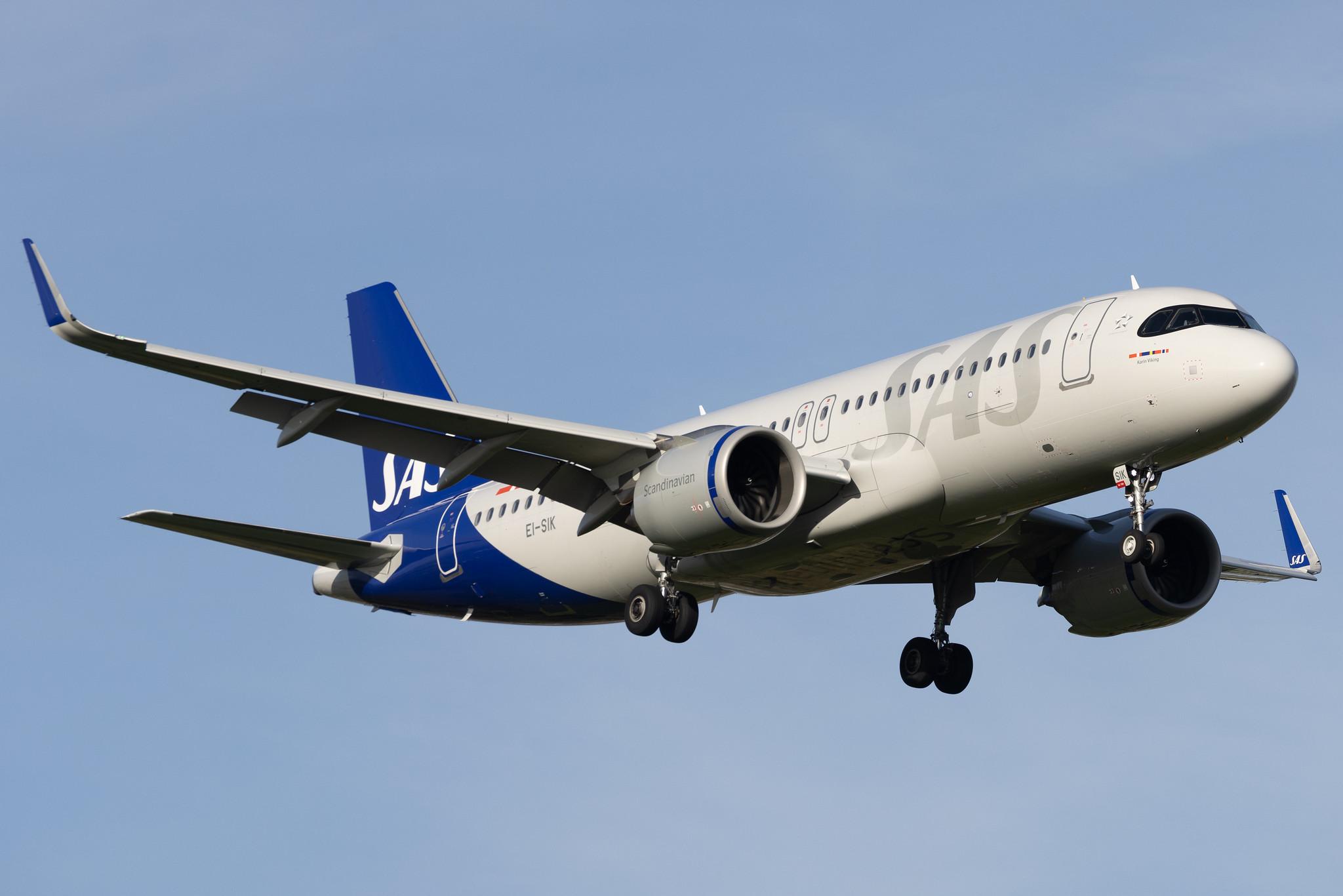 London Heathrow: SAS (SK / SAS) | Operator: SAS Connect | Airbus A320-251N A20N | EI-SIK | MSN 10716