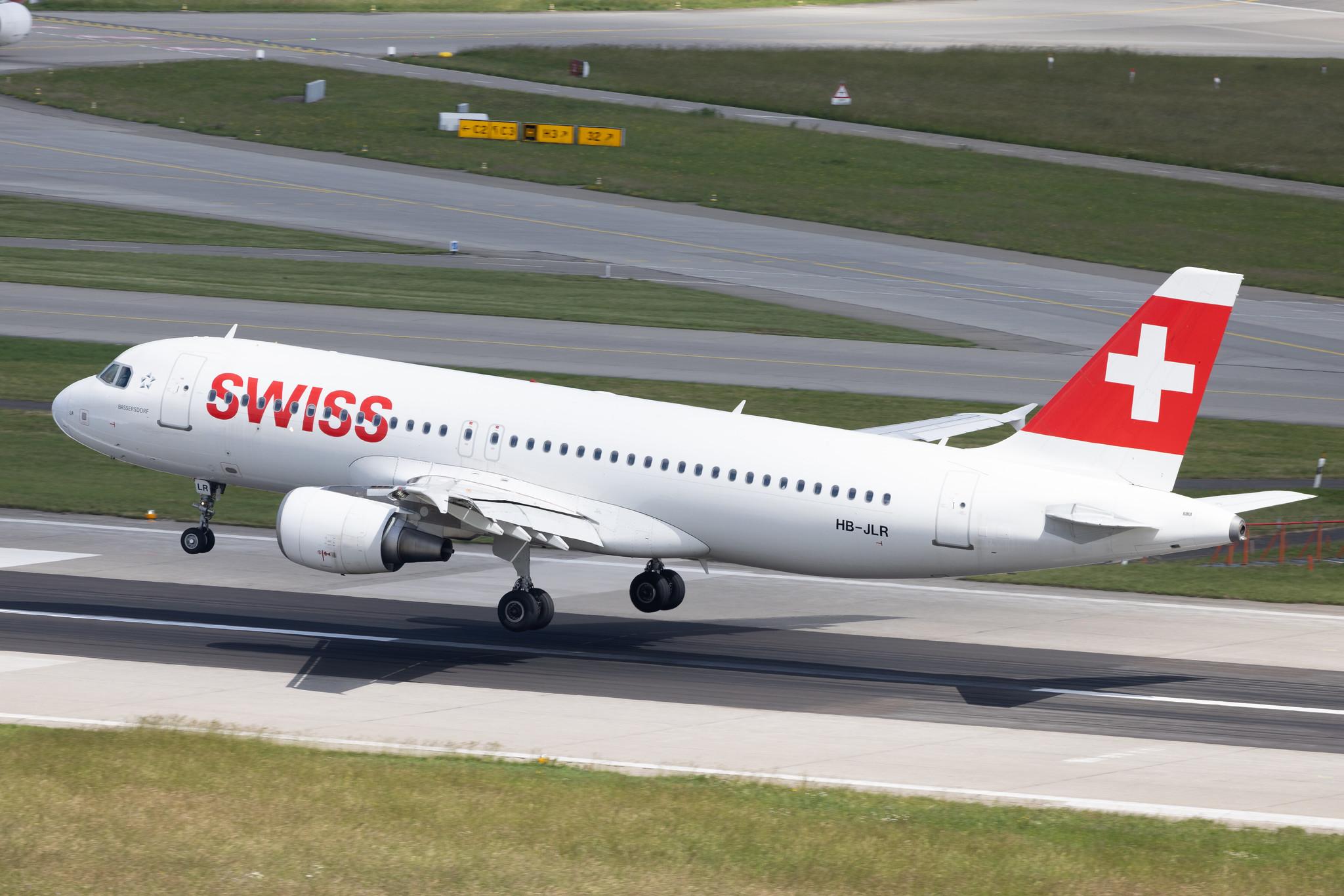 Flughafen Zürich: Swiss (LX / SWR) | Airbus A320-214 A320 | HB-JLR | MSN 5037