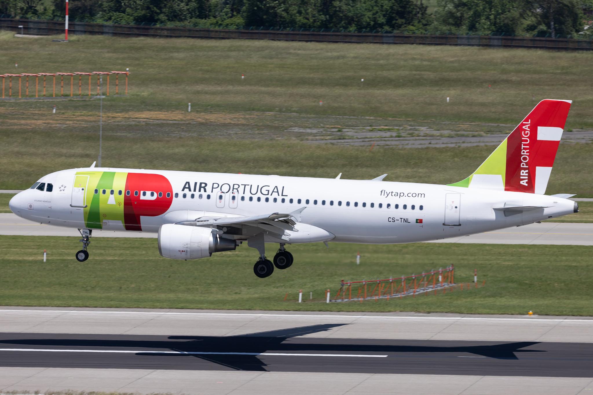 Flughafen Zürich: TAP Air Portugal (TP / TAP) | Airbus A320-214 A320 | CS-TNL | MSN 1231