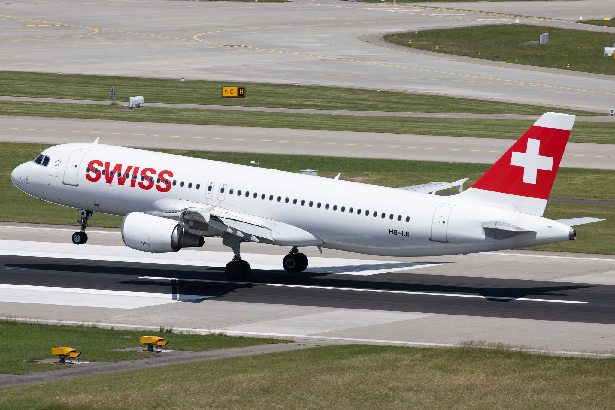 Flughafen Zürich: Swiss (LX / SWR) | Airbus A320-214 A320 | HB-IJI | MSN 0577