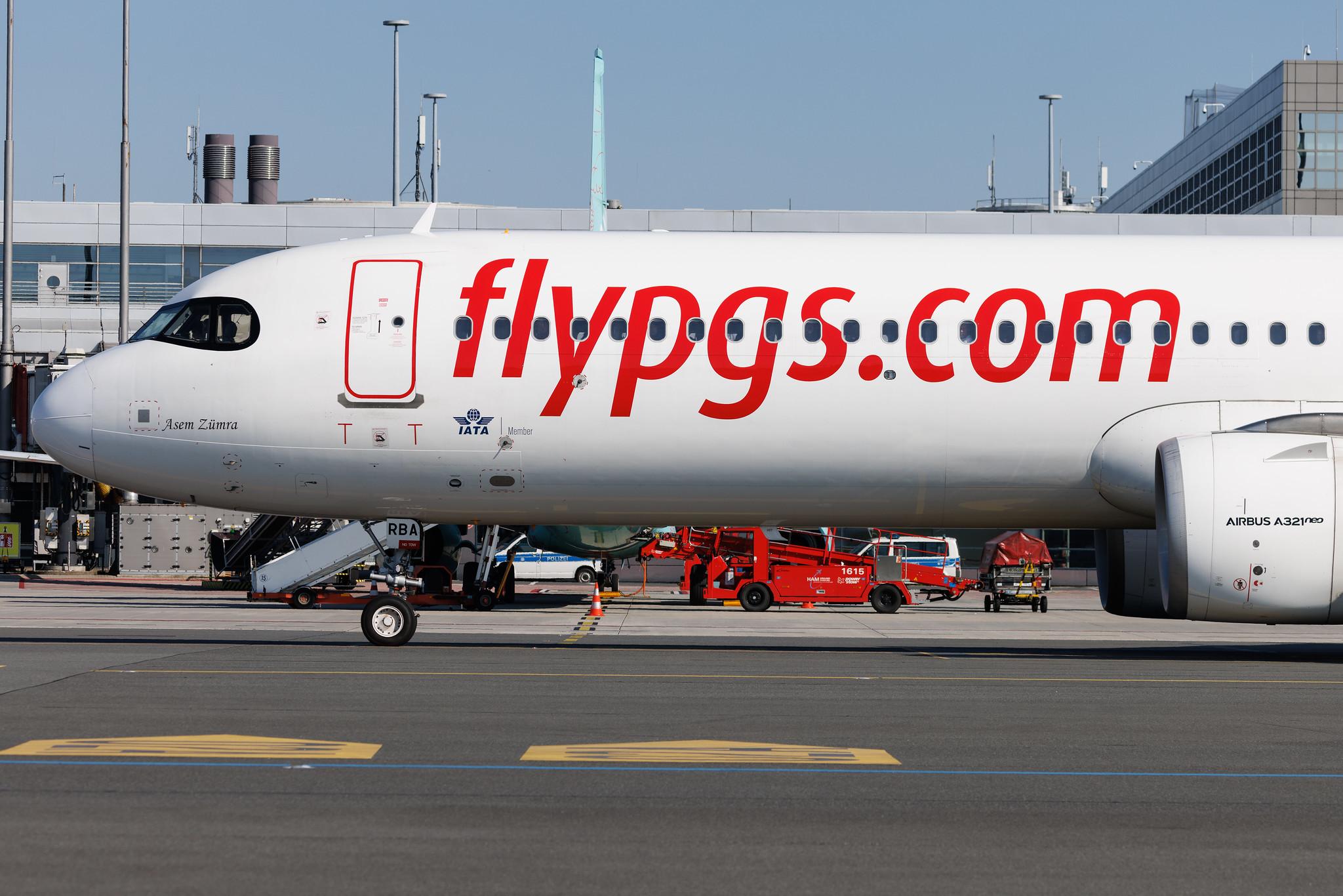 Hamburg Airport: Pegasus (PC / PGT) | Operator: Pegasus Airlines | Airbus A321-251NX A21N | TC-RBA | MSN 08936