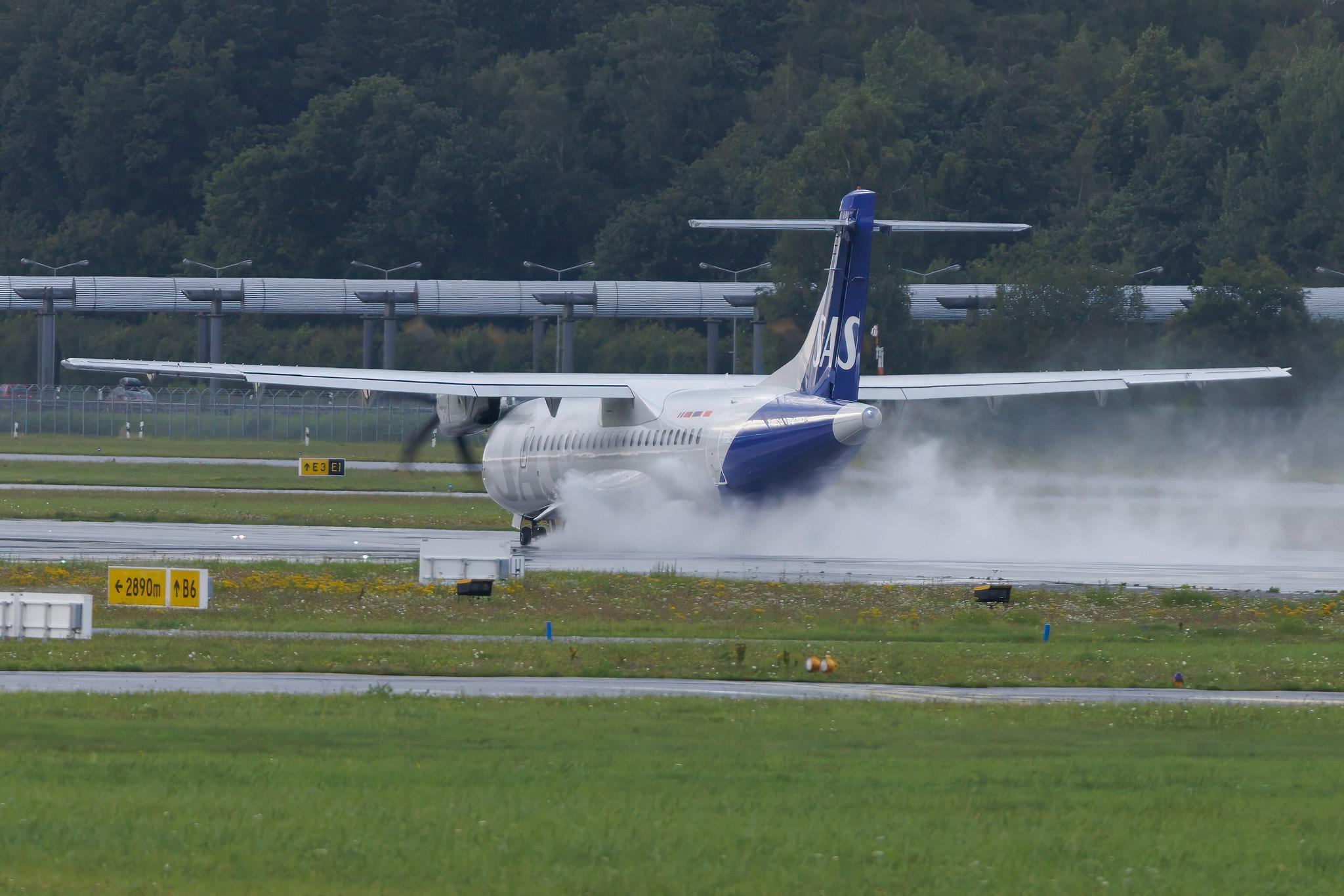 Hamburg Airport: SAS (SK / SAS) | Operator: Xfly | ATR 72-600 AT76 | ES-ATH | MSN 1064