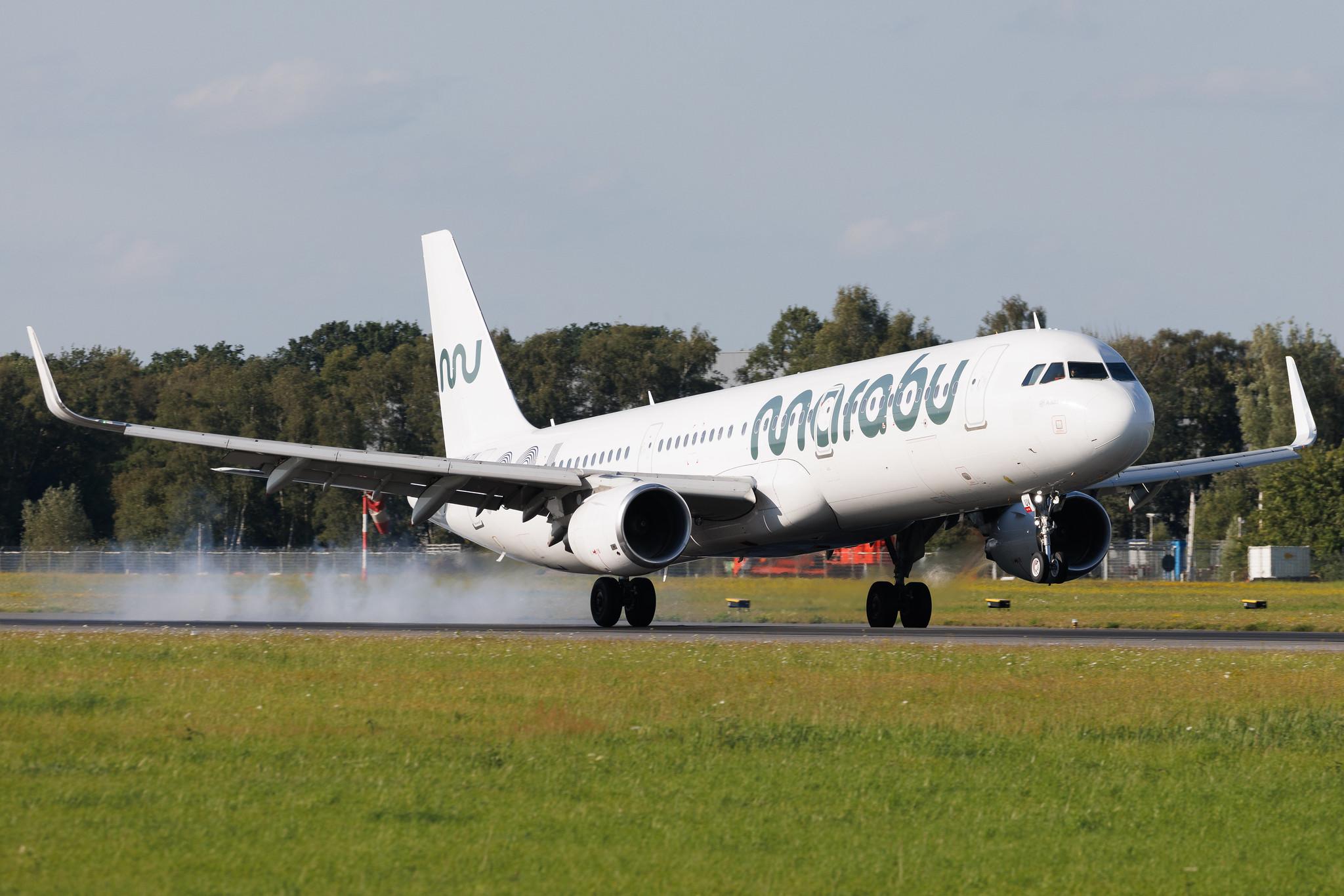Hamburg Airport: Marabu (DI / MBU) | Operator: Heston Airlines | Airbus A321-211 A321 | LY-TUV | MSN 06767